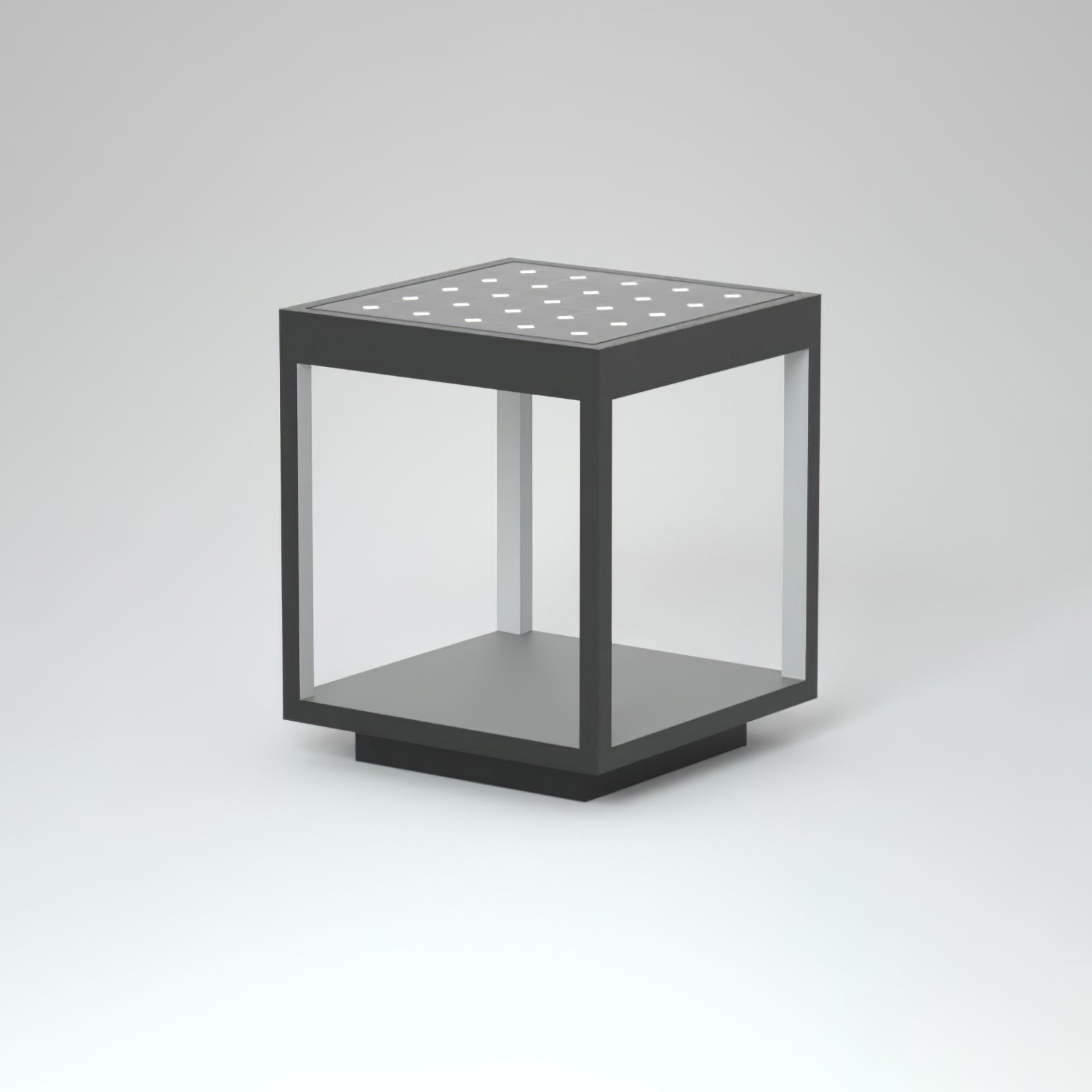 Square Frame Solar Outdoor Light Table Lamp