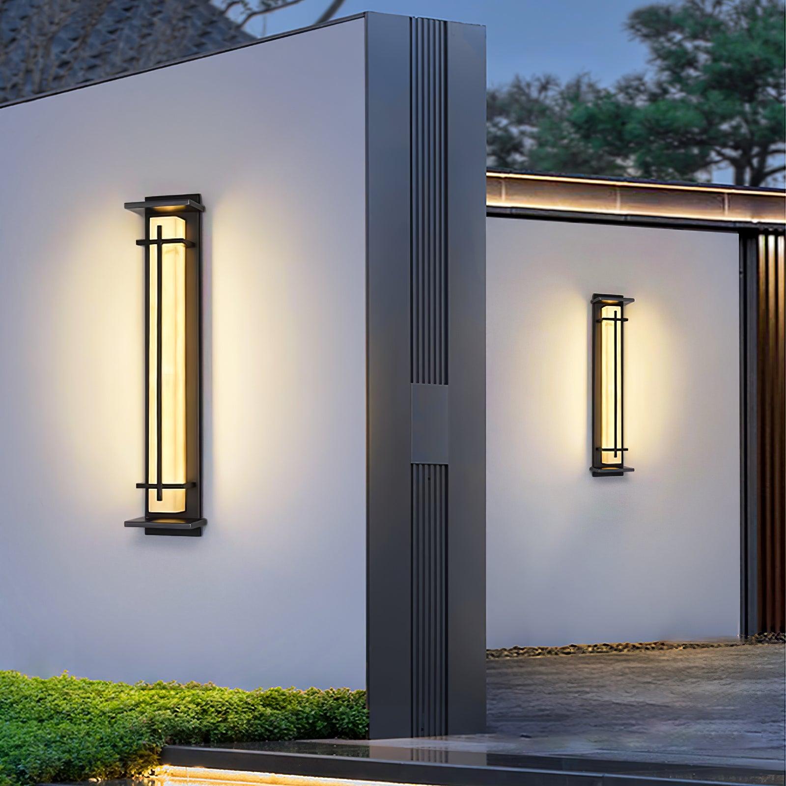 Square Exterior Wall Light, Outdoor Wall Light, detail 5