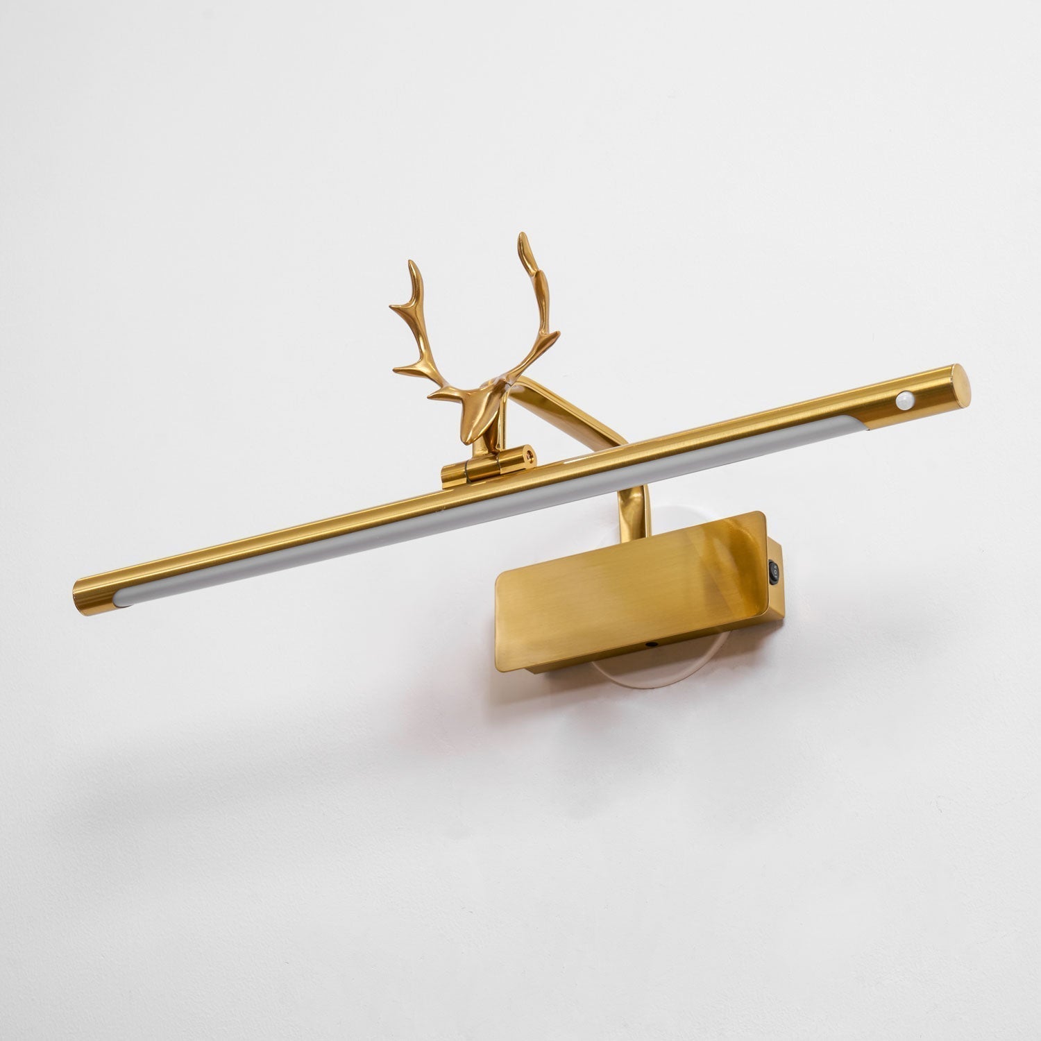 Stag Horn Wall Light, Hardwired Wall Sconce, detail 14