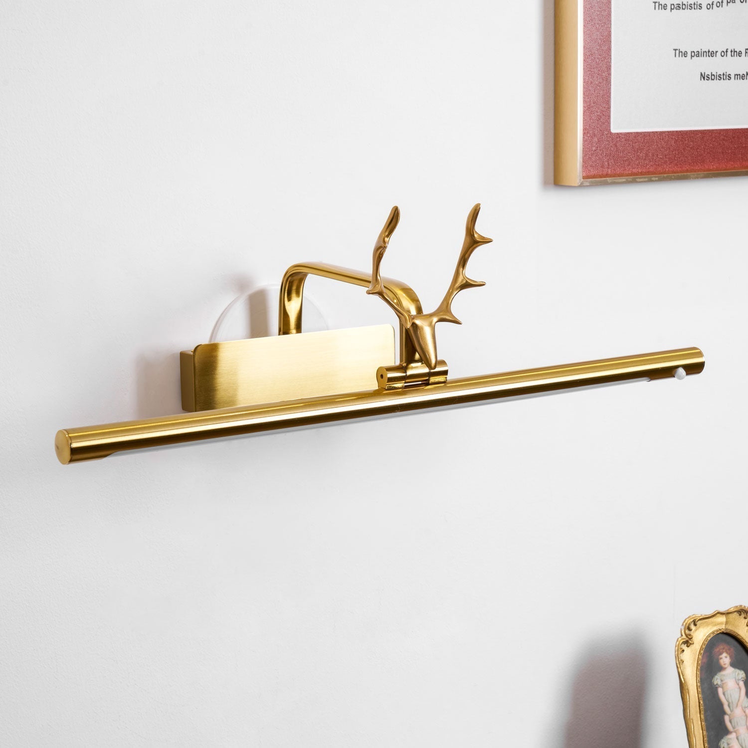 Stag Horn Wall Light, Hardwired Wall Sconce, detail 18