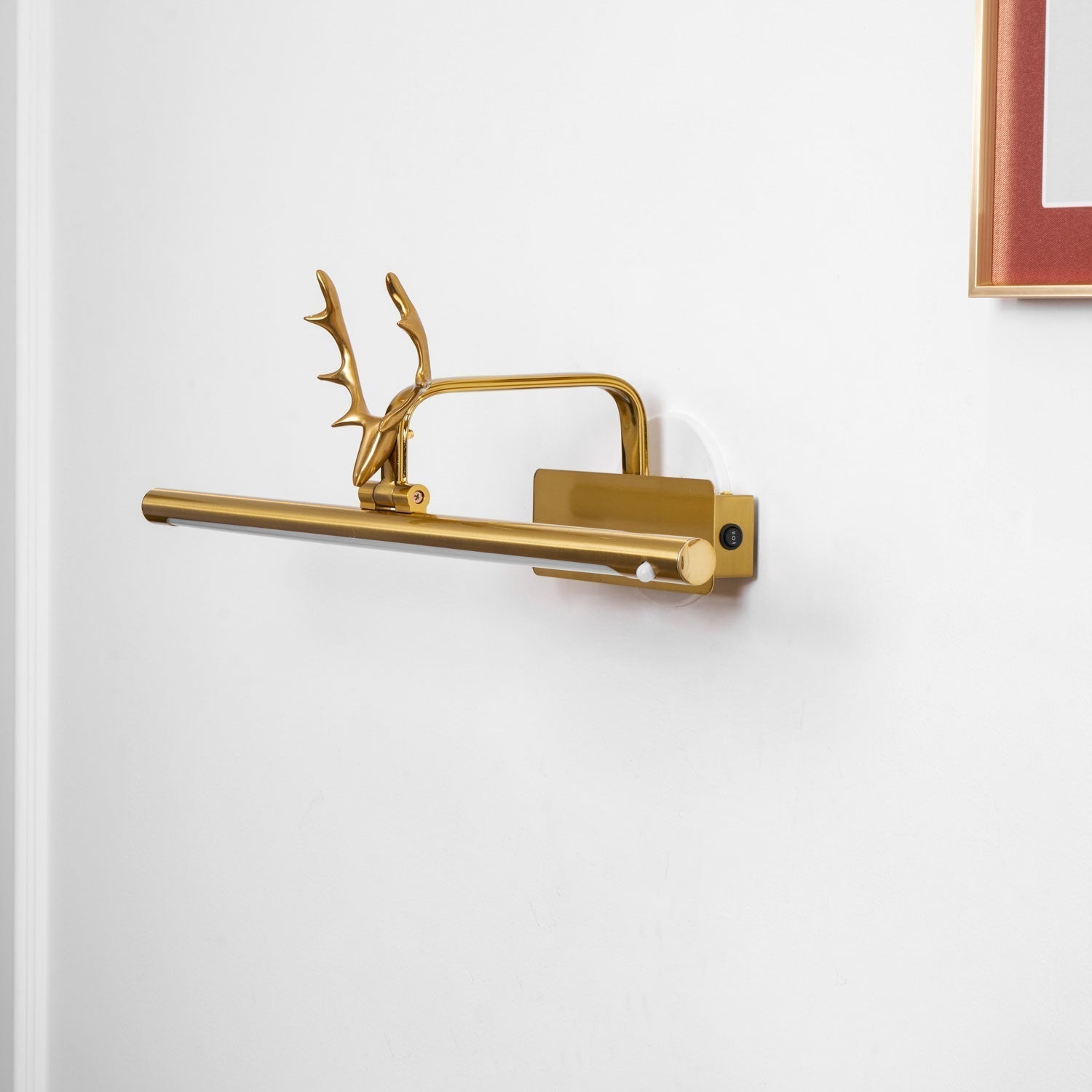 Stag Horn Wall Light, Hardwired Wall Sconce, detail 21
