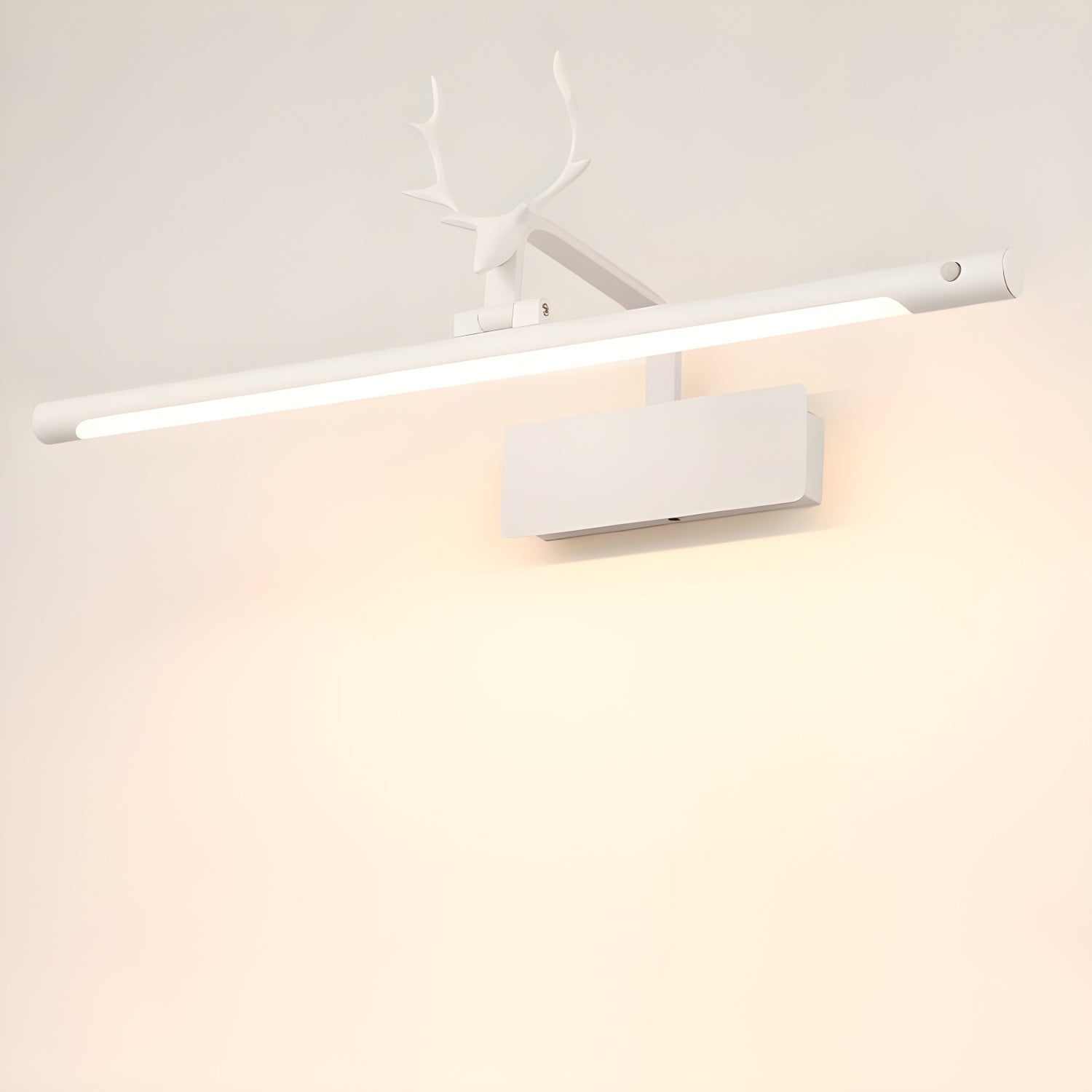Stag Horn Wall Light, Hardwired Wall Sconce, detail 9