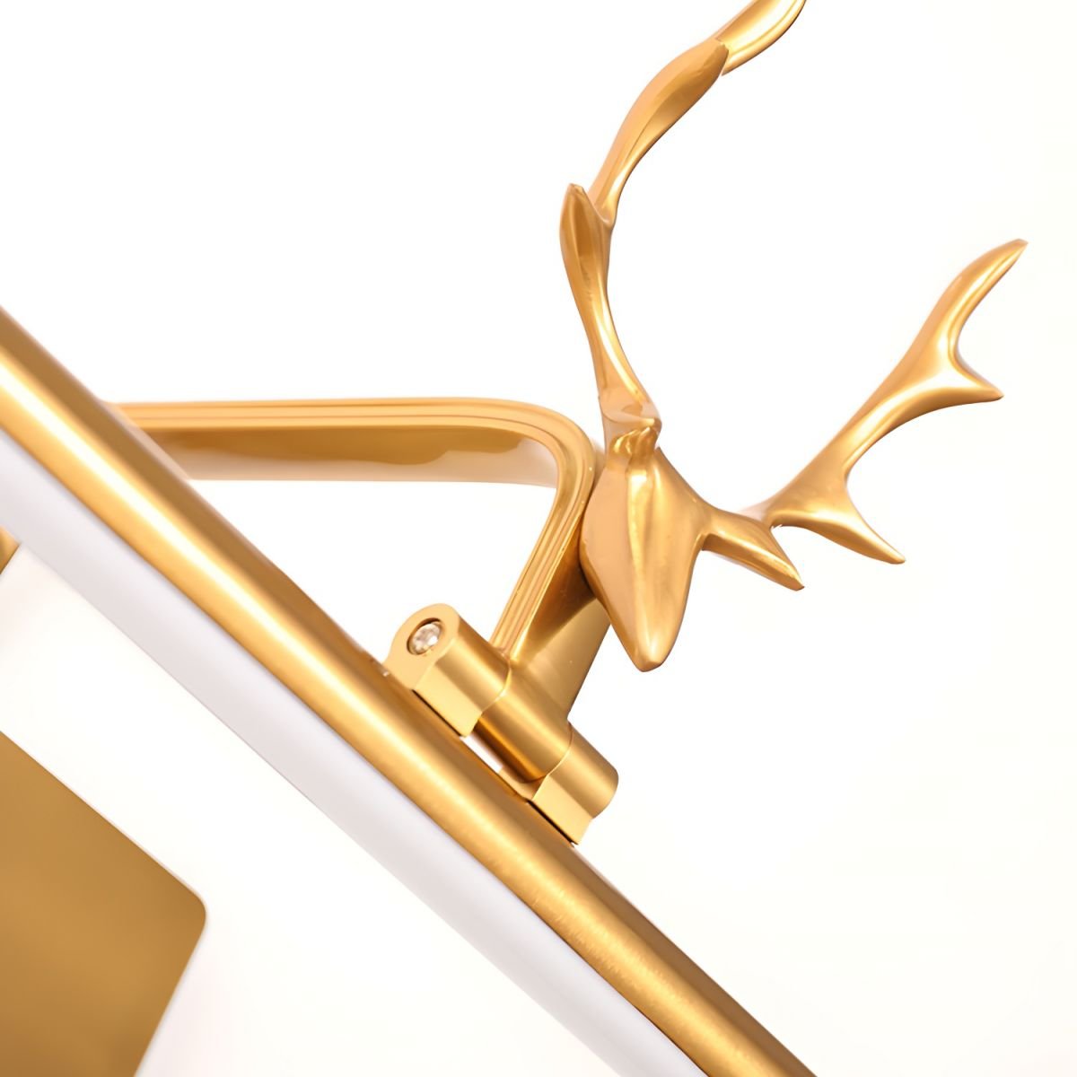 Stag Horn Wall Light, Hardwired Wall Sconce, detail 5