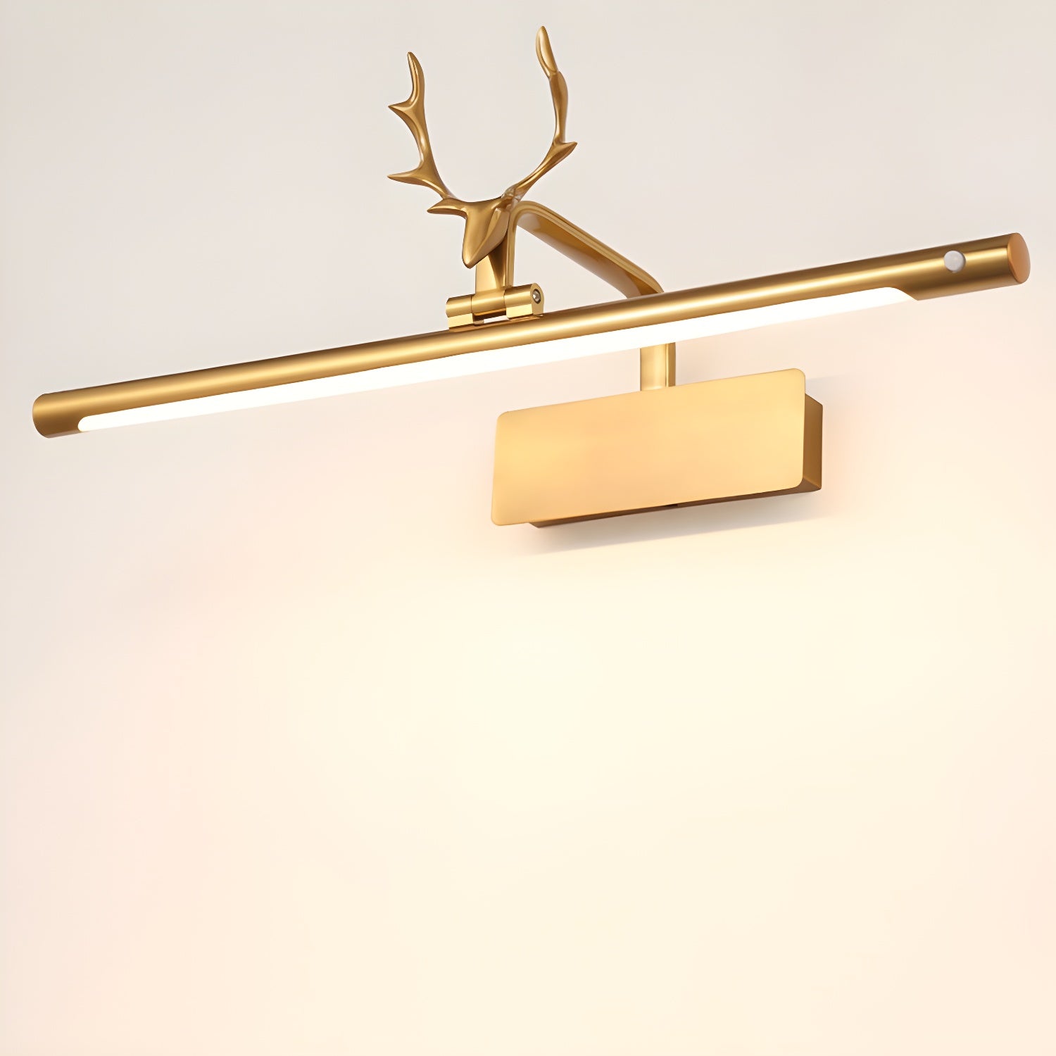 Stag Horn Wall Light, Hardwired Wall Sconce, detail 4