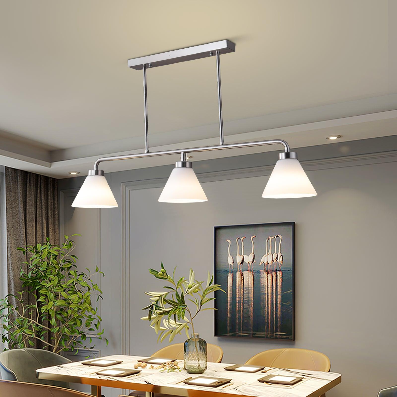 Stephens 3 - Light Modern Linear Chandelier 36.2