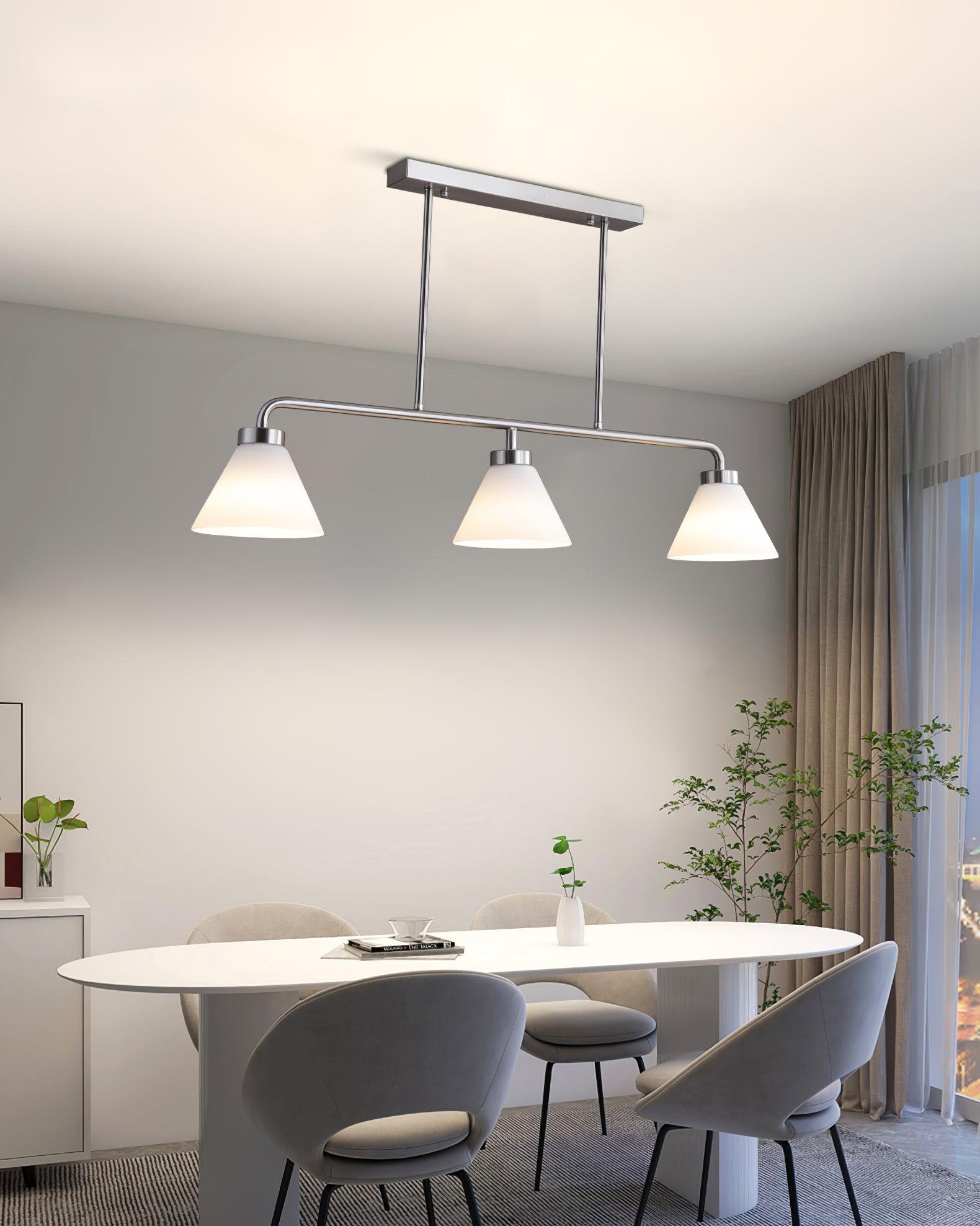 Stephens 3 - Light Modern Linear Chandelier 36.2