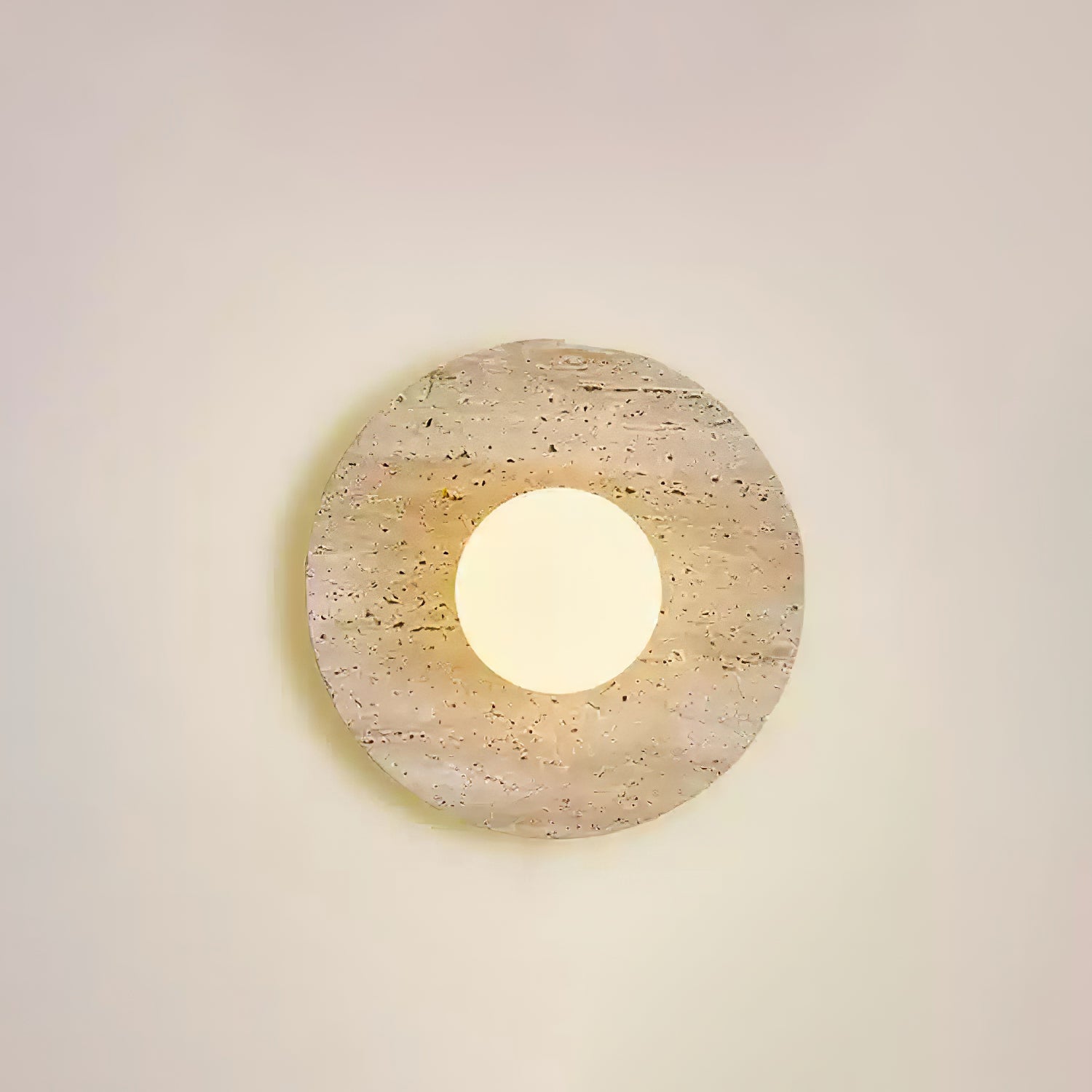 Stone Lunar Eclipse Wall Light, Plug-In Wall Sconce, detail 27