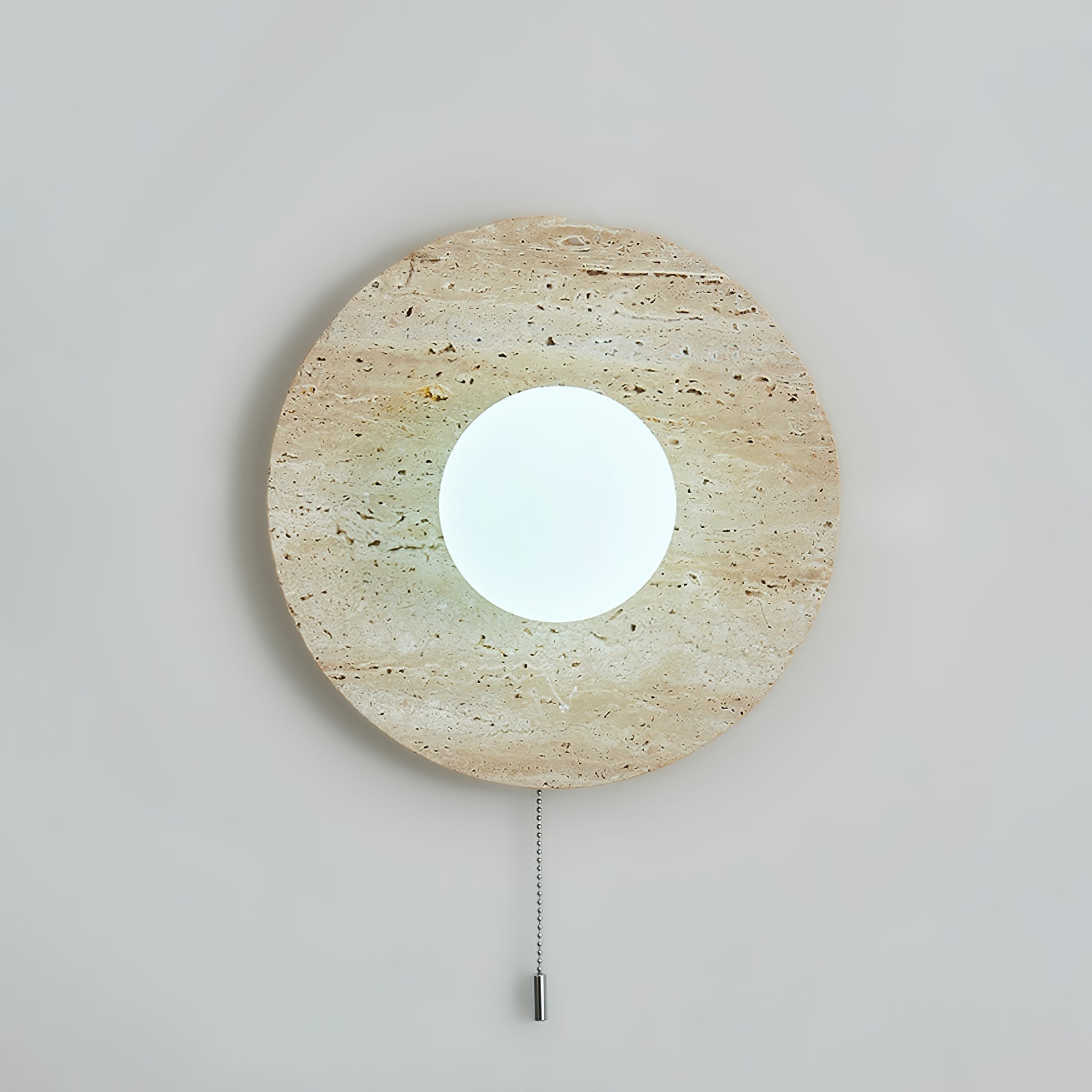 Stone Lunar Eclipse Wall Light, Plug-In Wall Sconce, detail 16