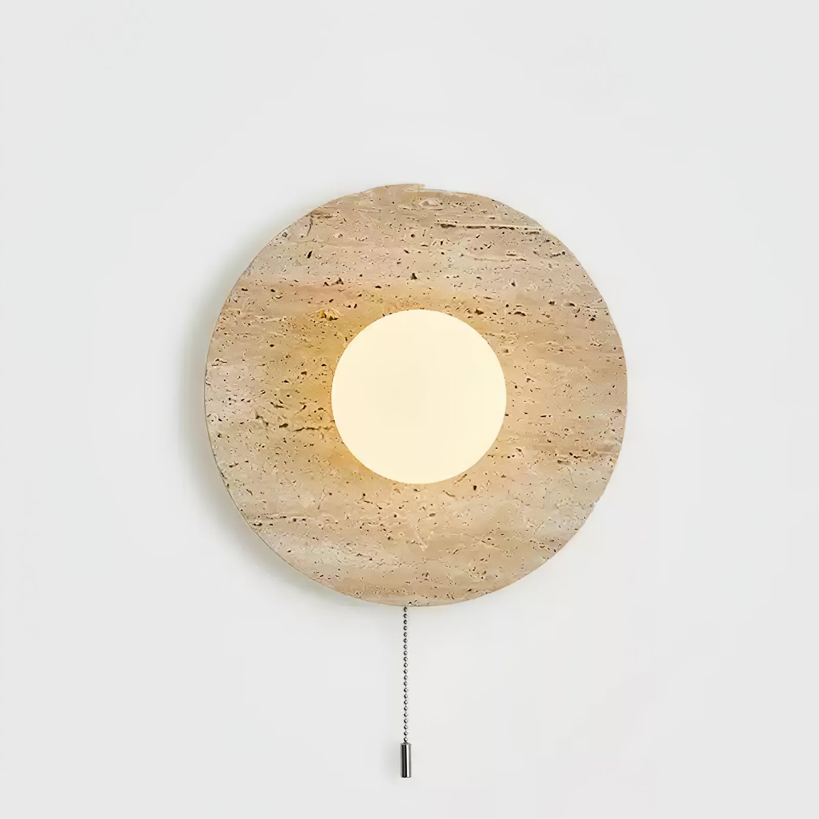 Stone Lunar Eclipse Wall Light, Plug-In Wall Sconce, detail 17