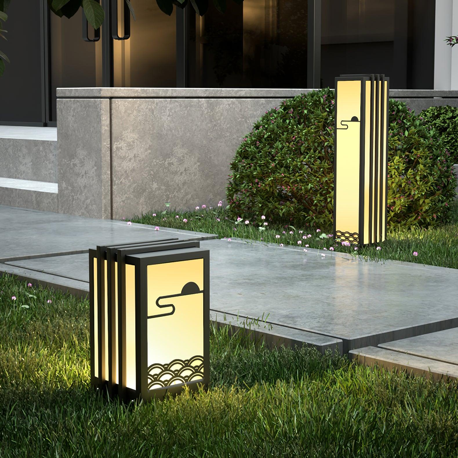 Sunrise Pattern Garden Light Table Lamp