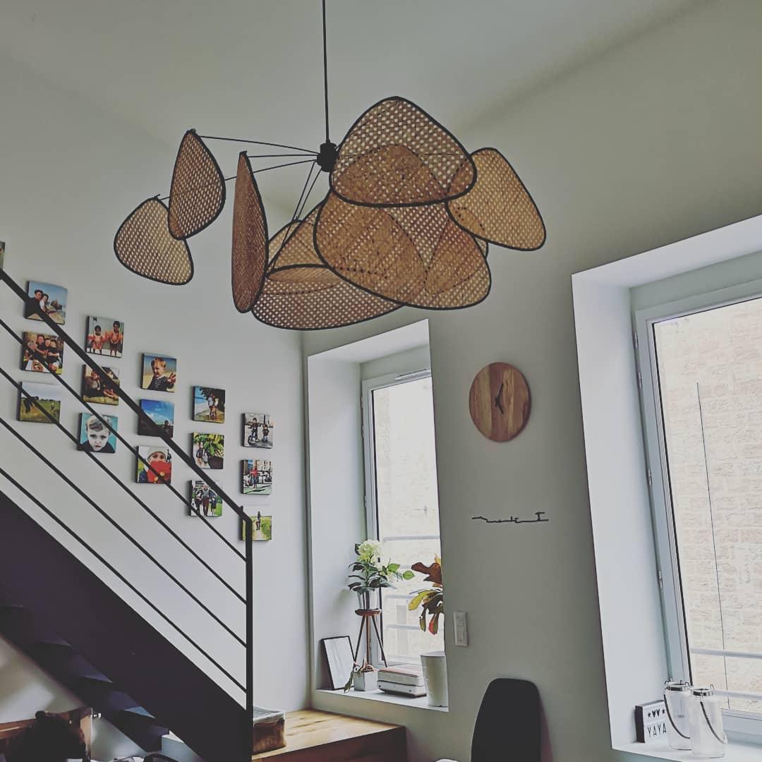 Screen Cannage Swag Light Chandelier