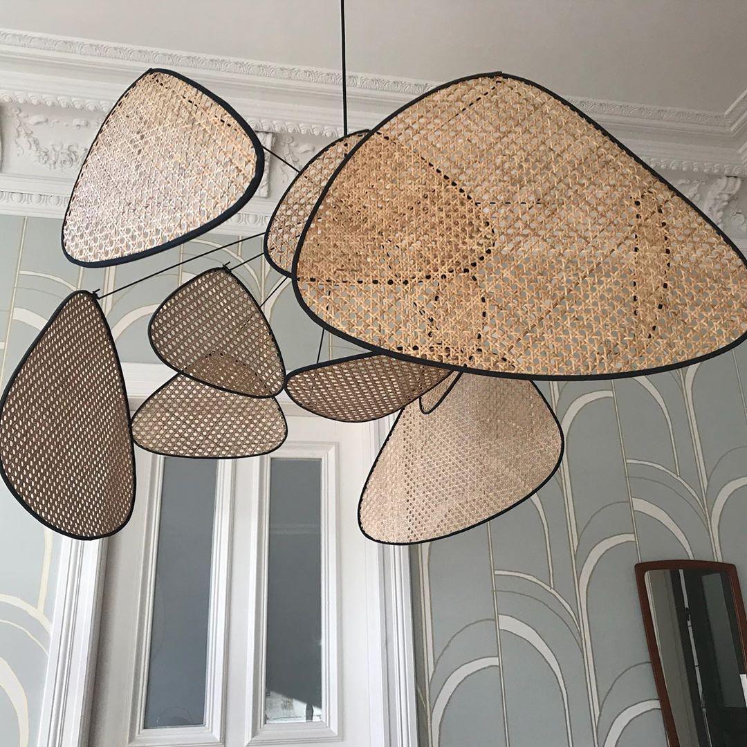 Screen Cannage Swag Light Chandelier