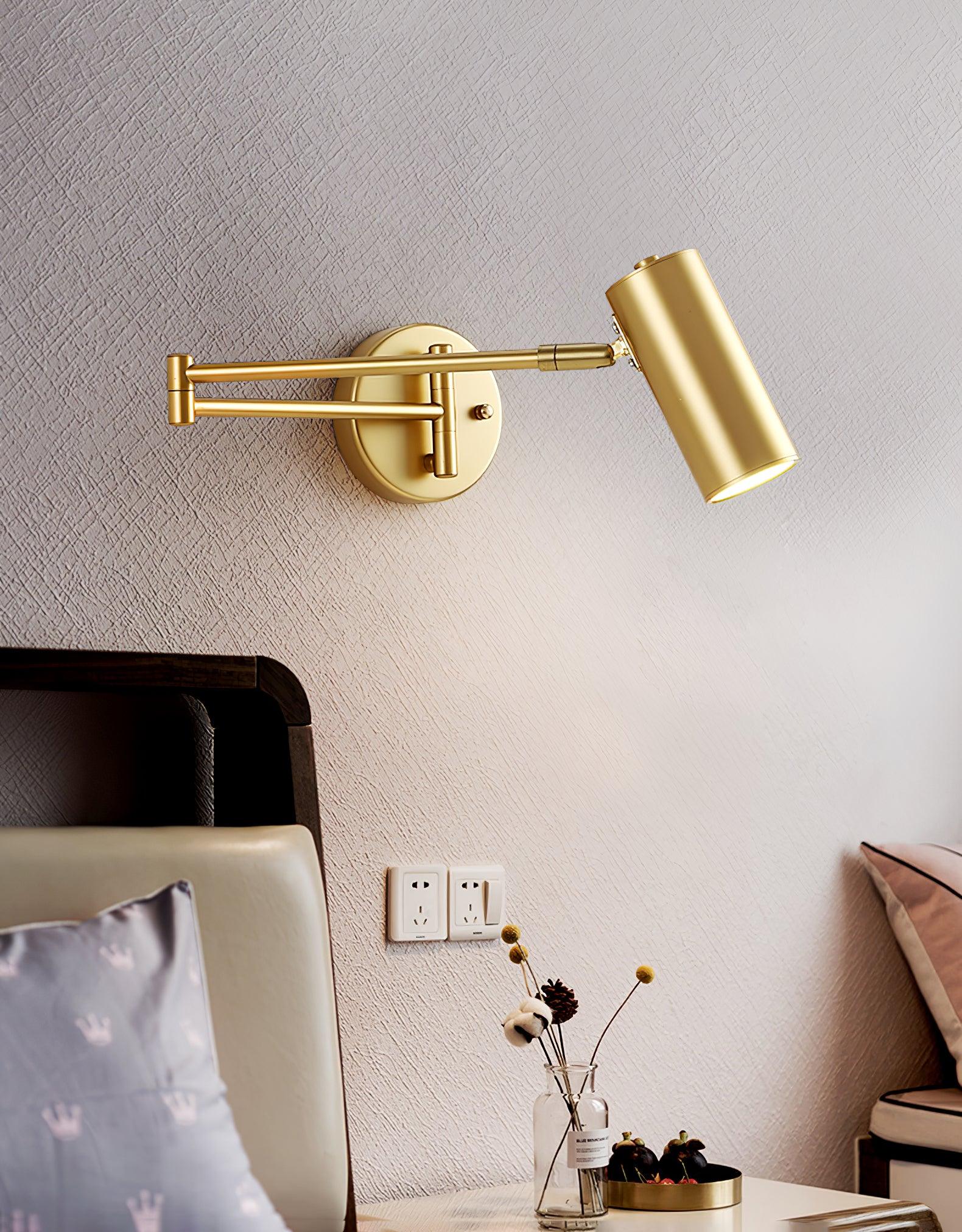 Pivot Arm Wall-mounted Lamp Wall Light, Hardwired Wall Sconce, detail 8