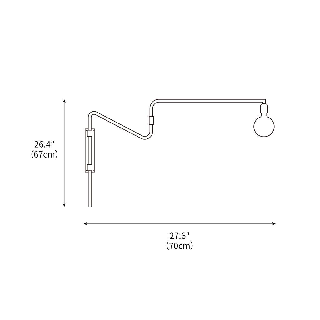 Swing Wall Lamp 27.6