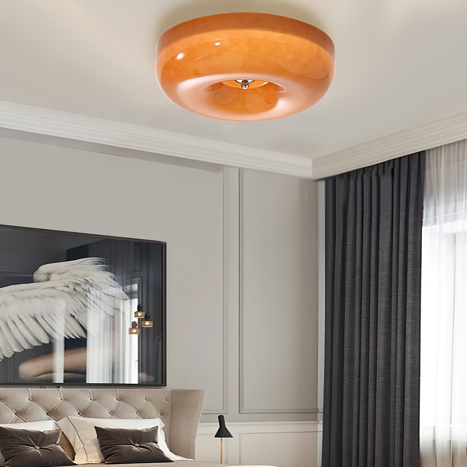 Swirl Glass Ceiling Lamp detail view 23