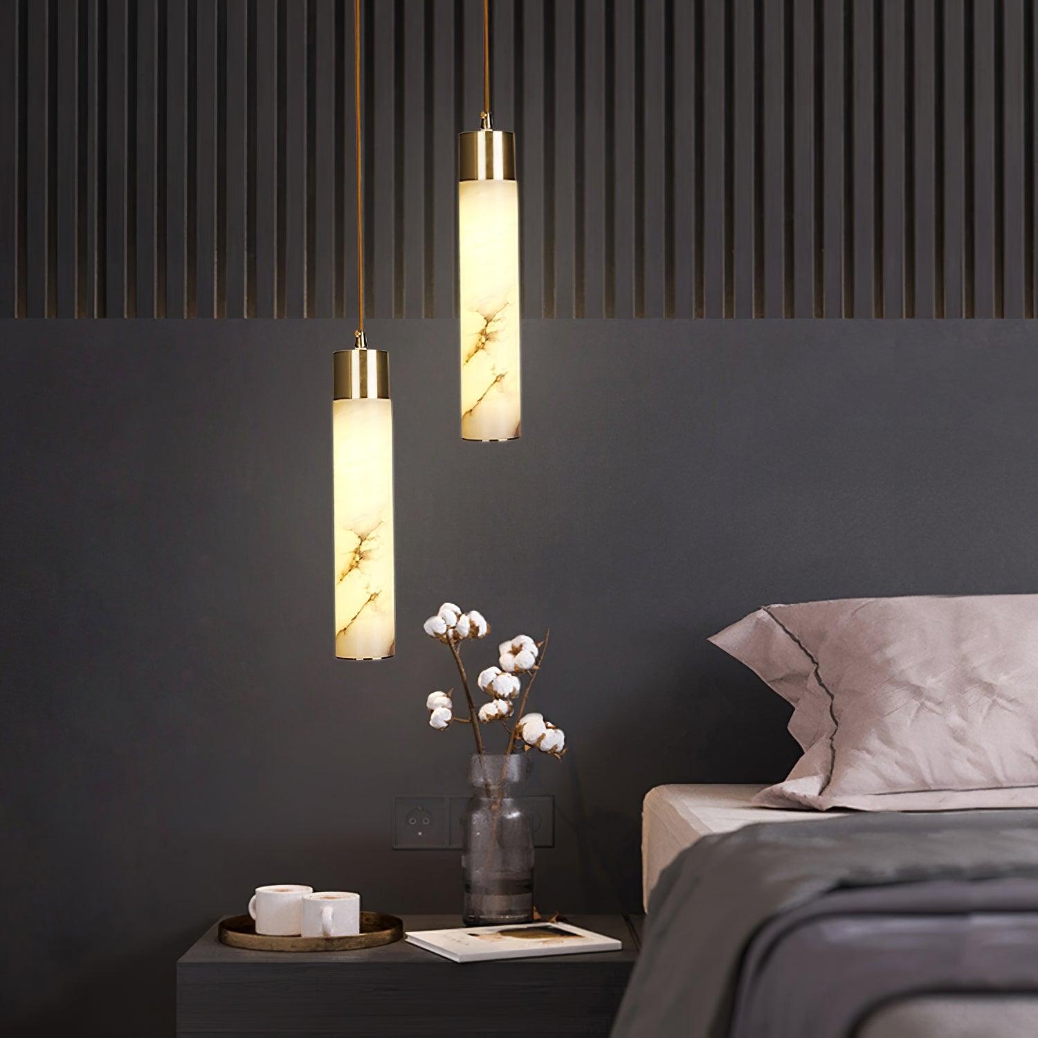 Tala Brass Drop light Pendant Lamp detail view 4