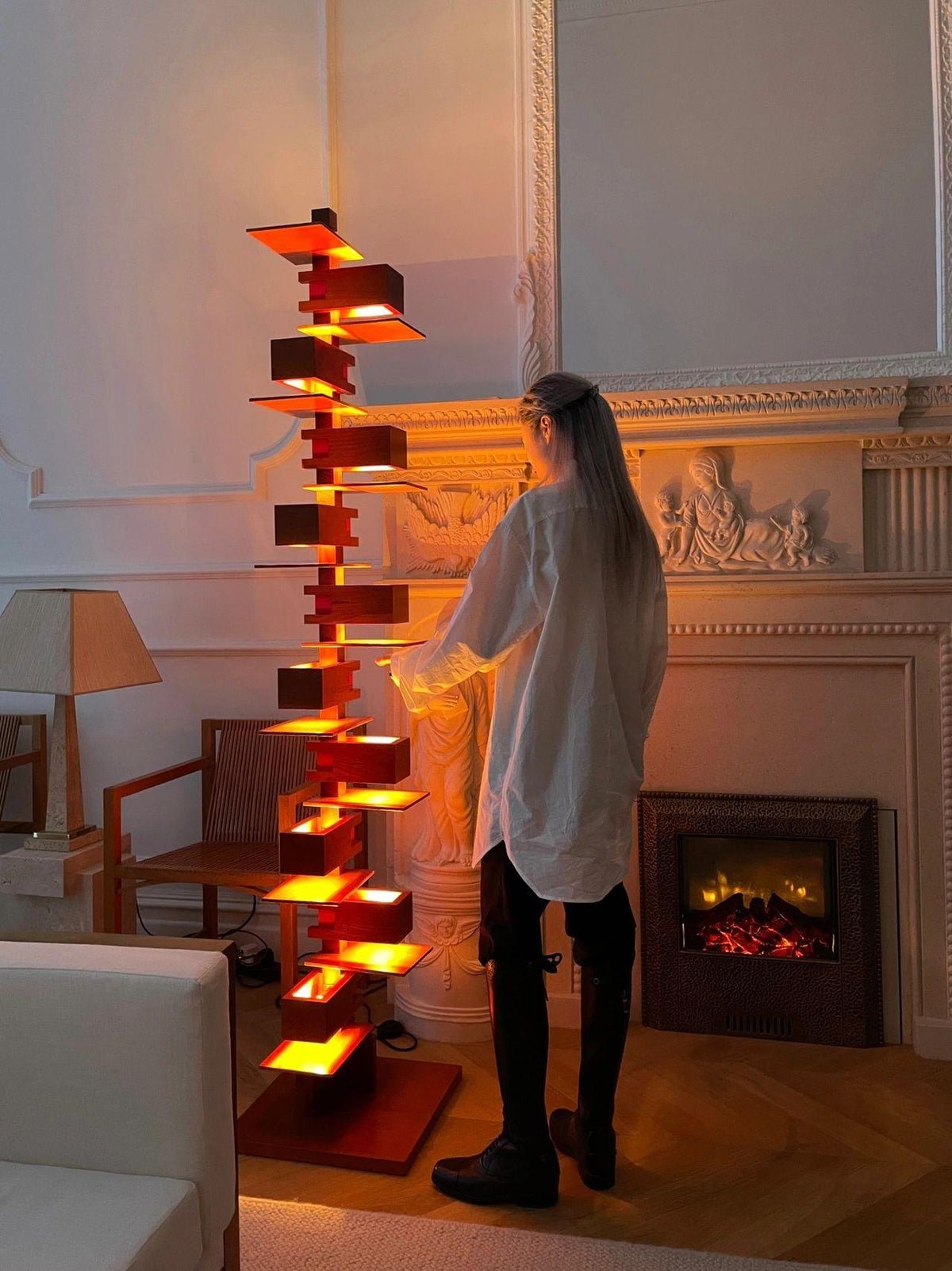 Taliesin Floor Light, Floor Lamp, detail 12
