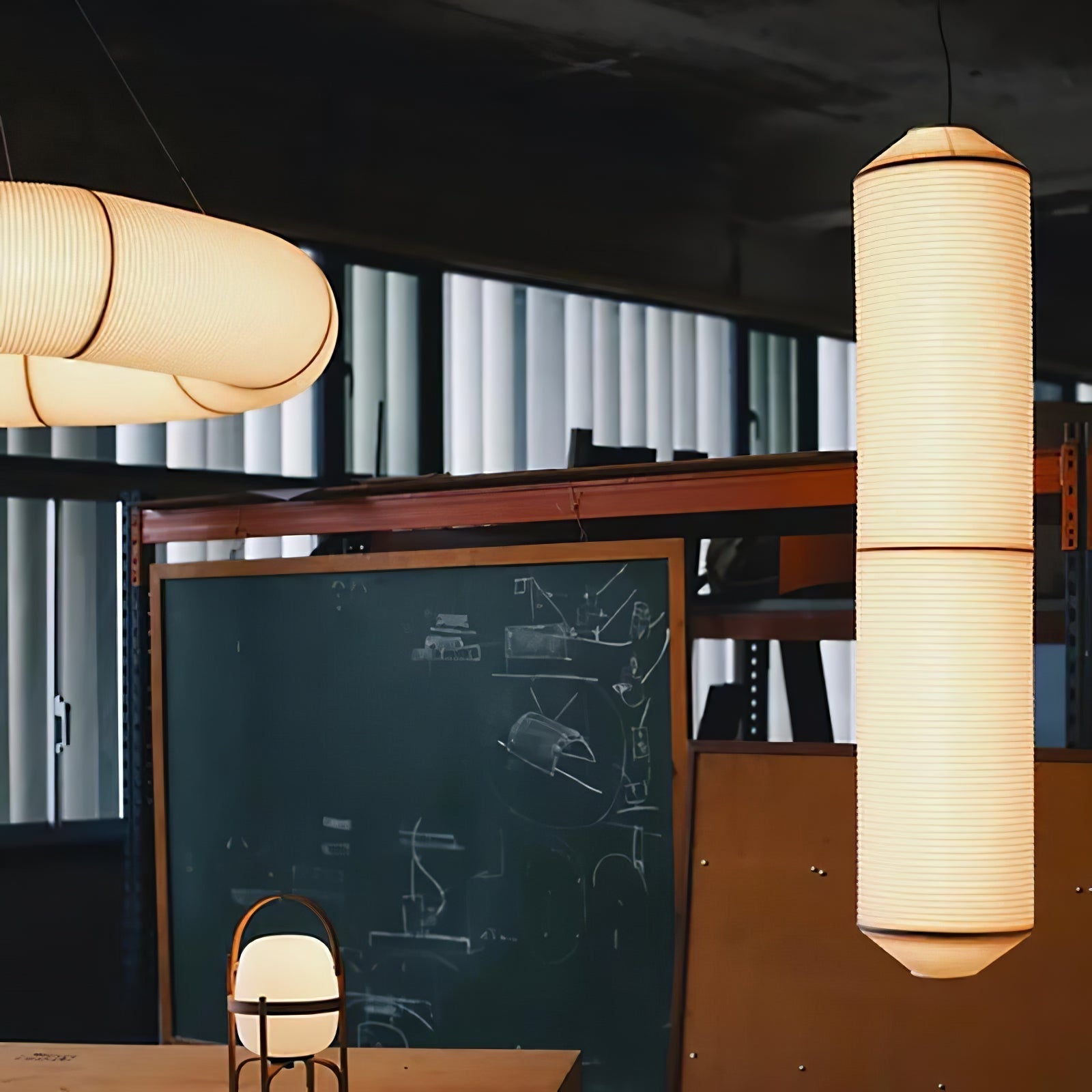 Tekio Mulberry Silk Pendant Lamp