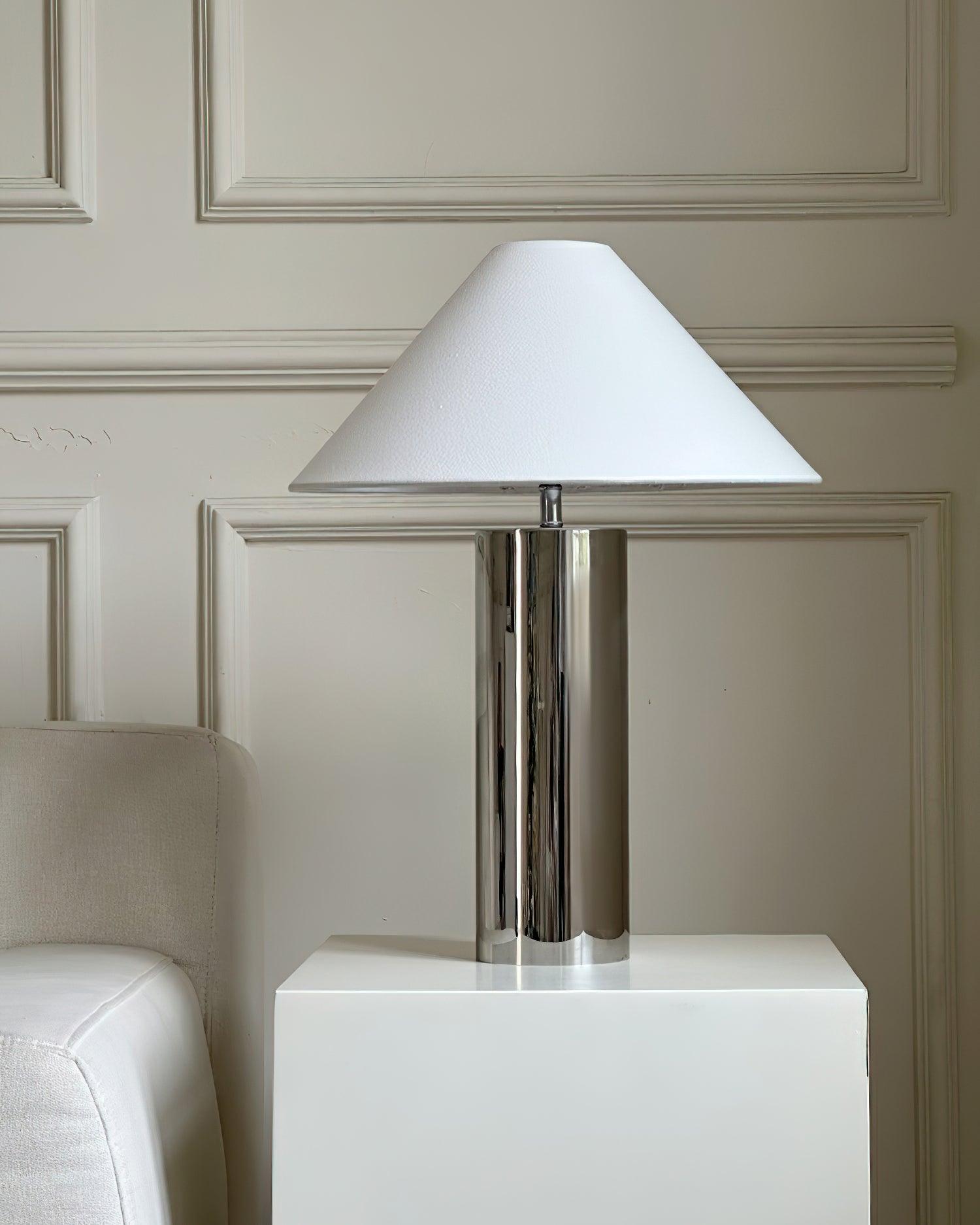 Theo Chrome Table Lamp 15.7