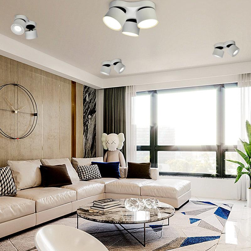 Rotating Folding Three Head Overhead Light Spotlight