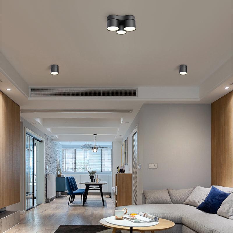 Rotating Folding Three Head Overhead Light Spotlight