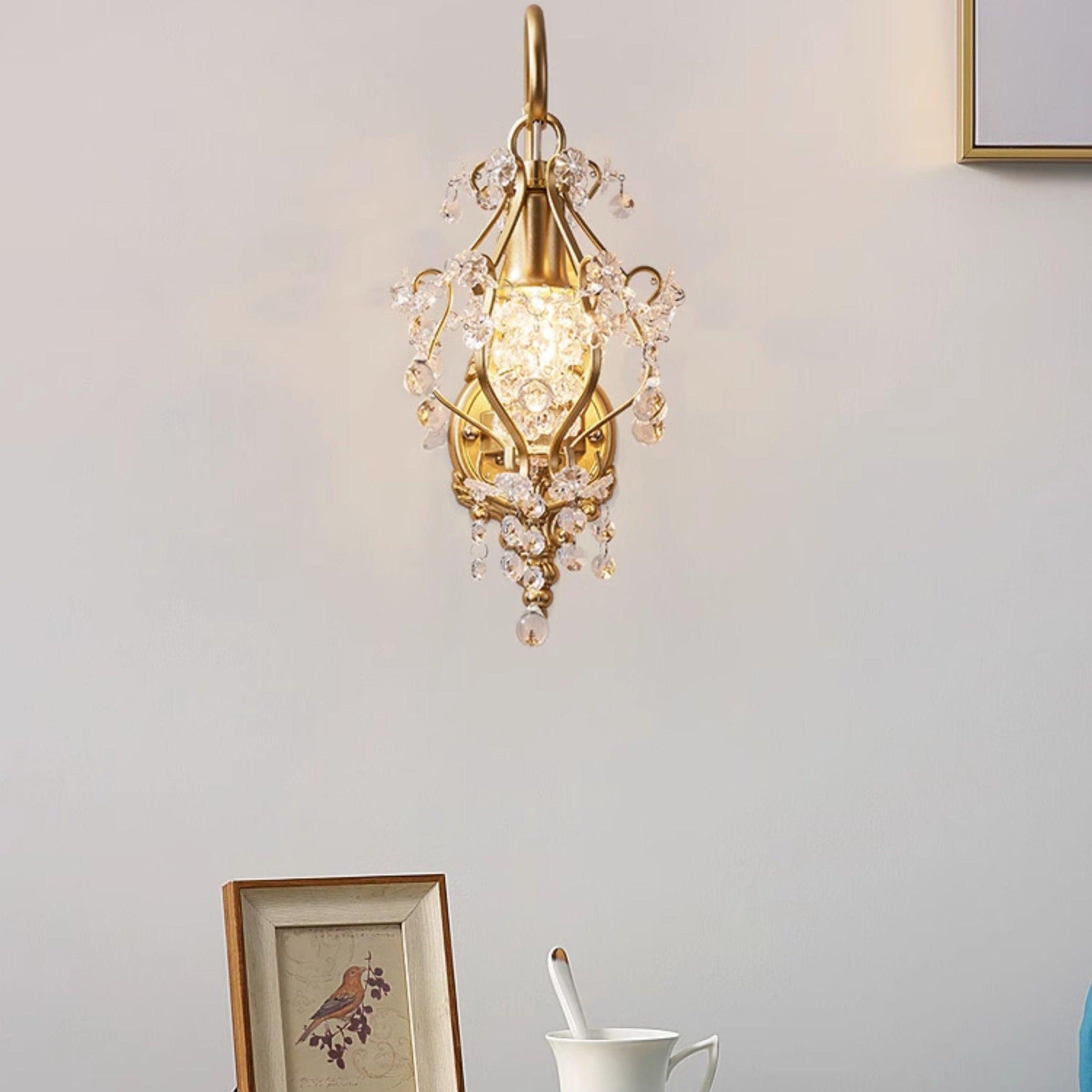 Timon Crystal Wall Lamp 8.7
