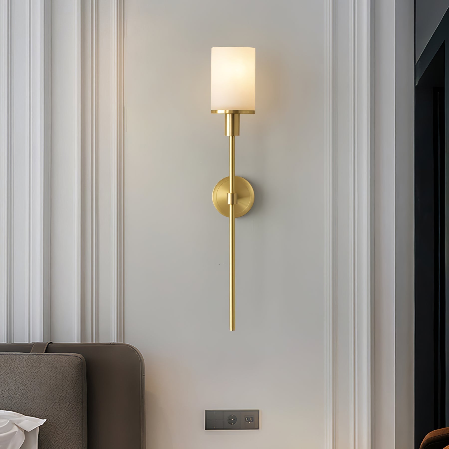 Tracie Timeless Sconce, Hardwired Wall Sconce, detail 4