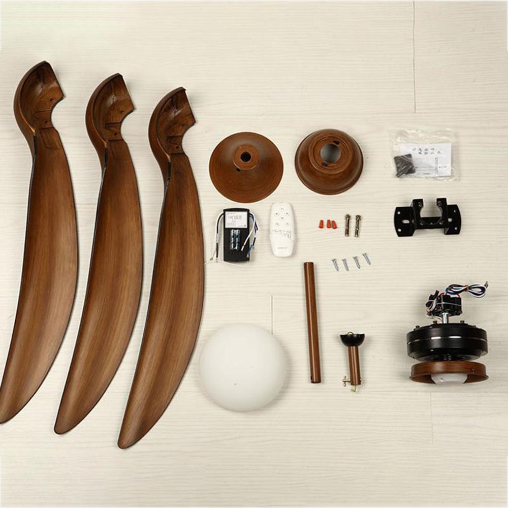 Traditional Flush Mount Light Ceiling Fan