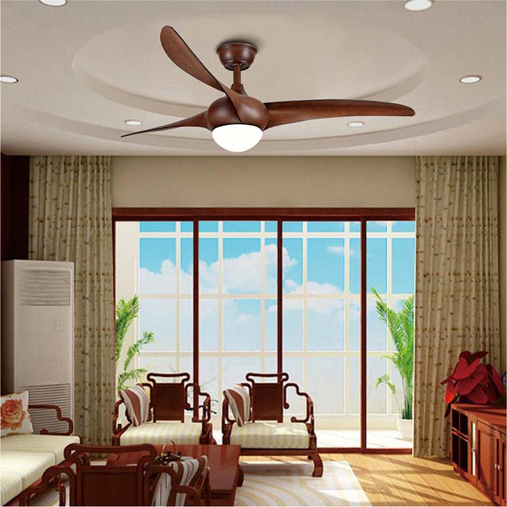 Traditional Flush Mount Light Ceiling Fan