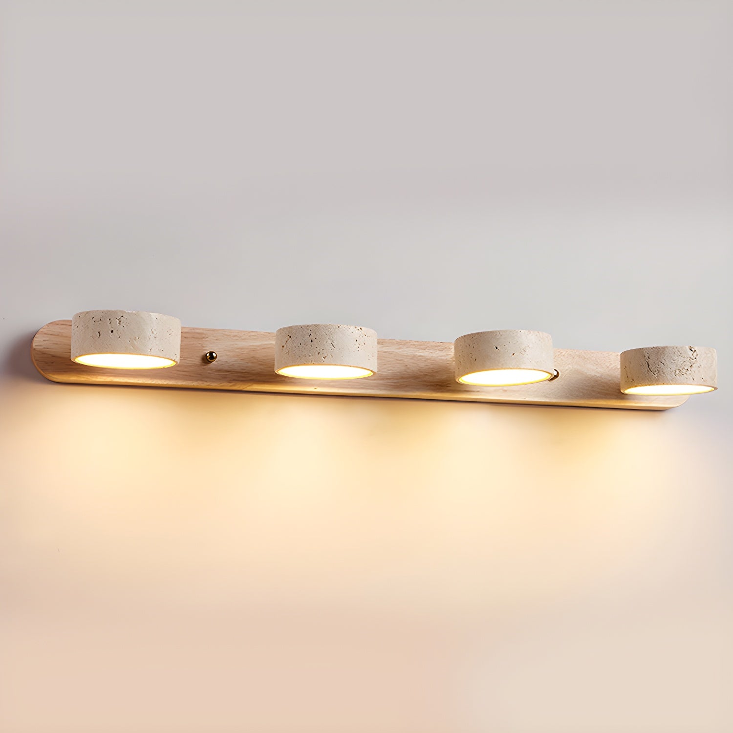 Travertine Duo Rechargeable Wall Light Vanity Light