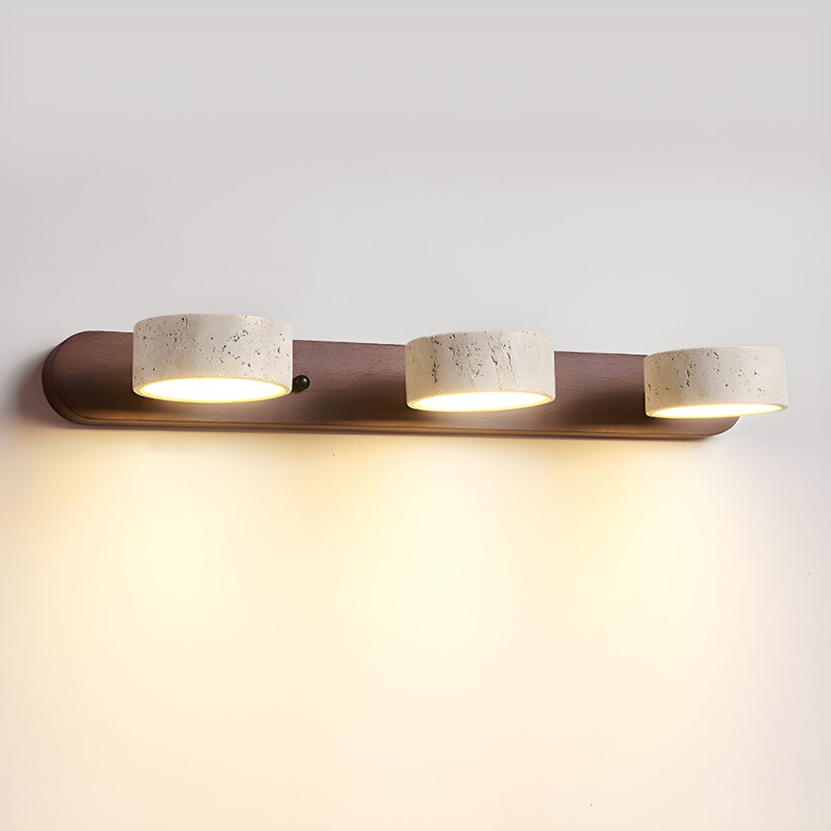 Travertine Duo Rechargeable Wall Light Vanity Light