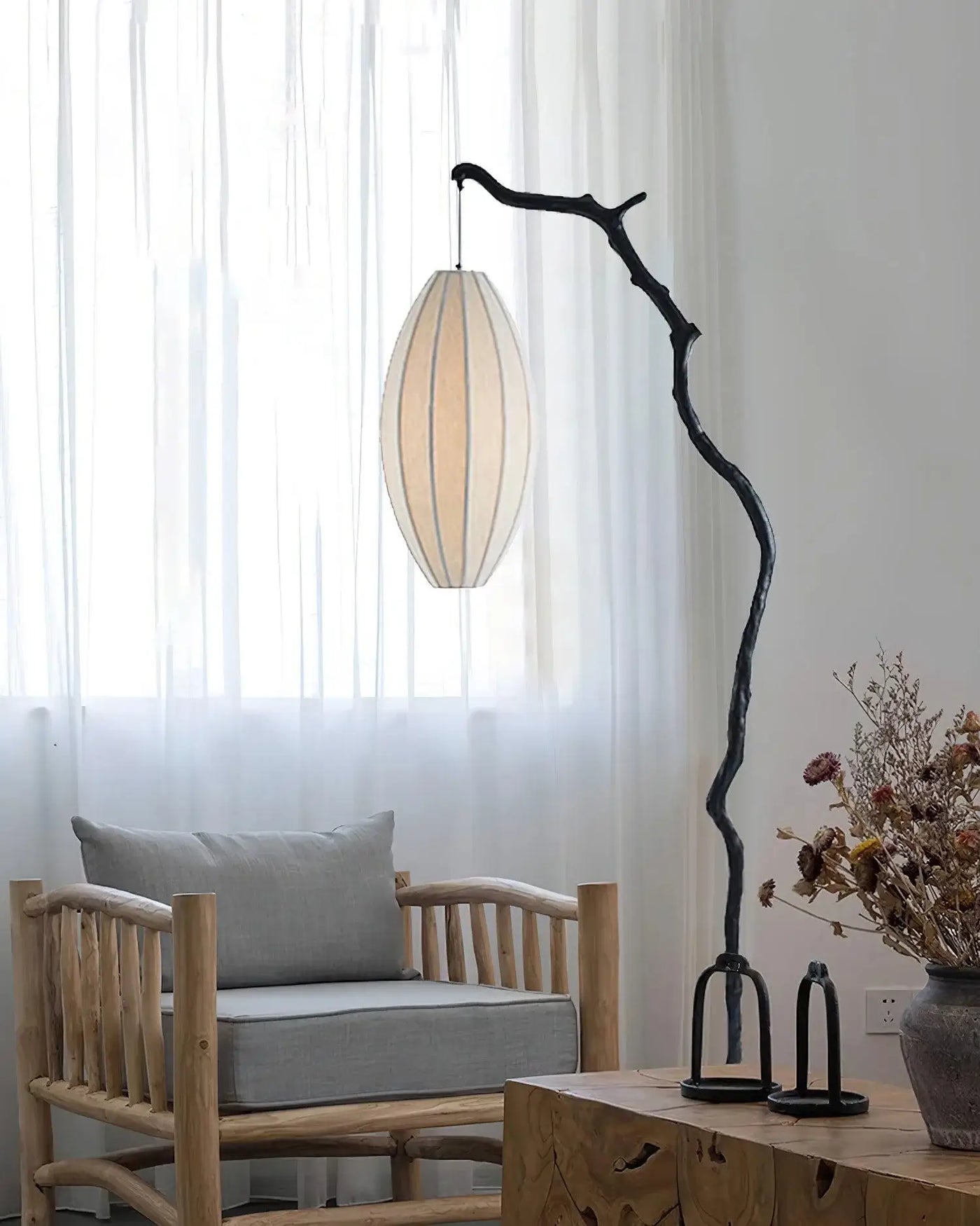 Tree Lantern Sculpture Floor Light, Floor Lamp, detail 5