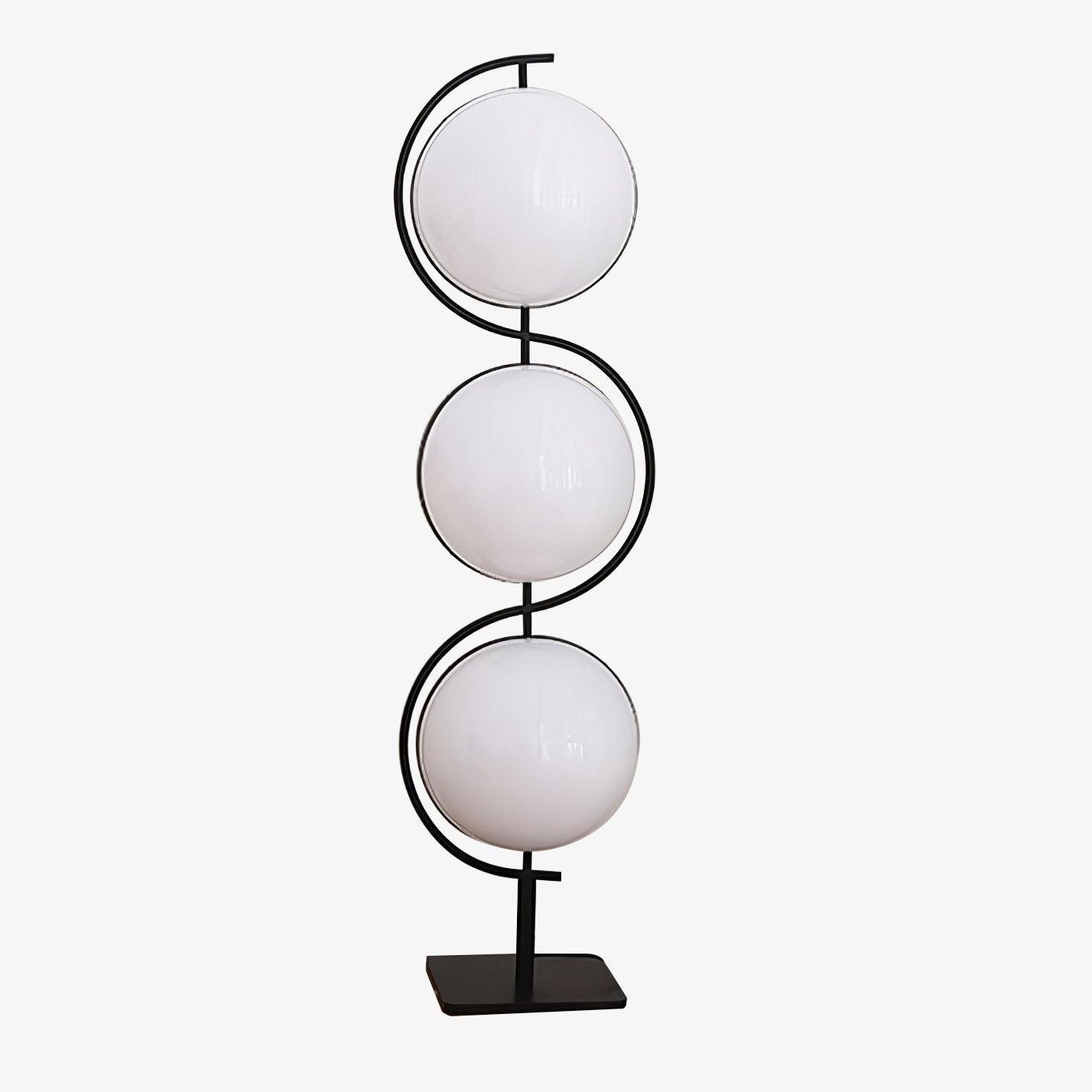 Triple Balls Floor Lamp floor lamp in metal, iron, acrylic | Tianguang Select