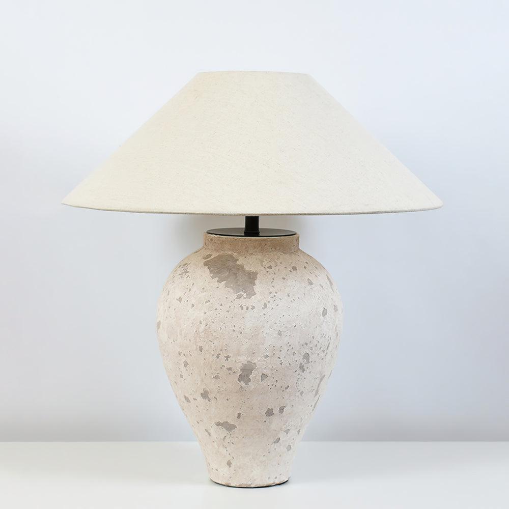 Tuscan Stone Table Lamp 17.7