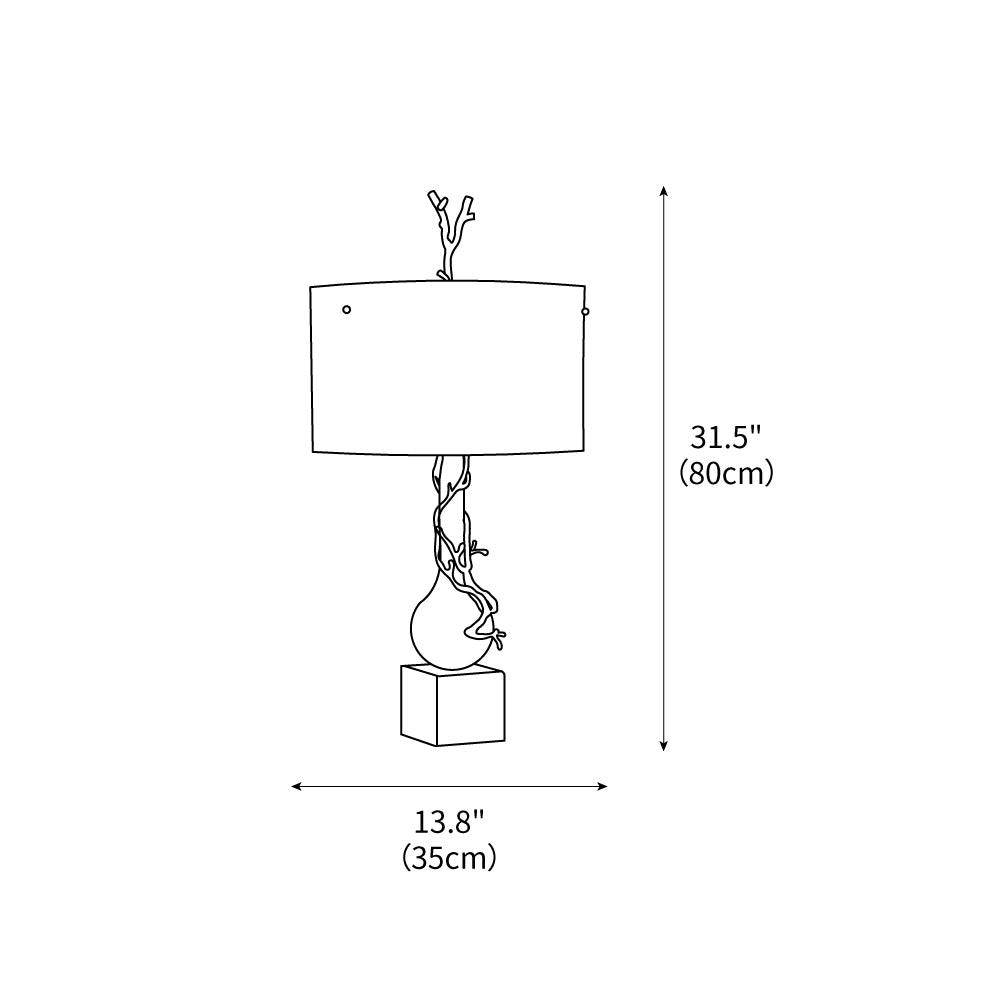 Twig Table Lamp 13.8