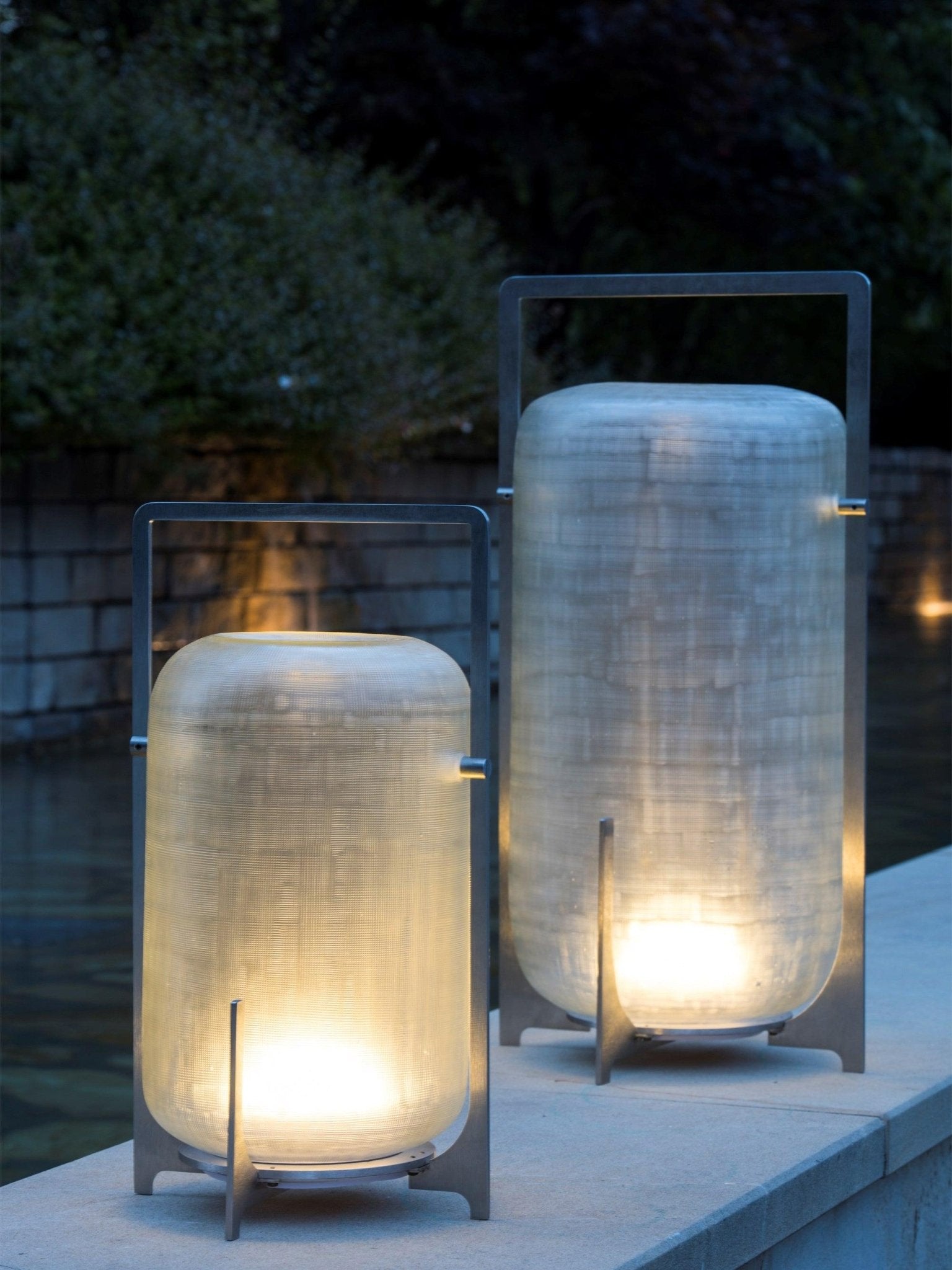 Steel Twilight Lantern Table Lamp, Bedside Table Lamp, detail 9