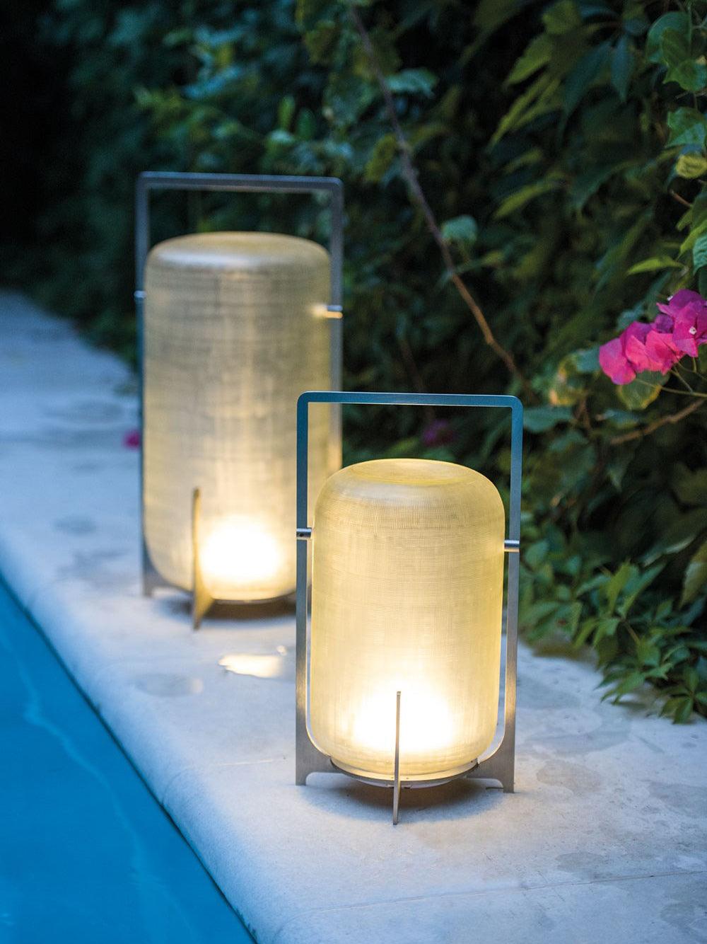 Silver Twilight Lantern Table Lamp, Bedside Table Lamp, detail 4