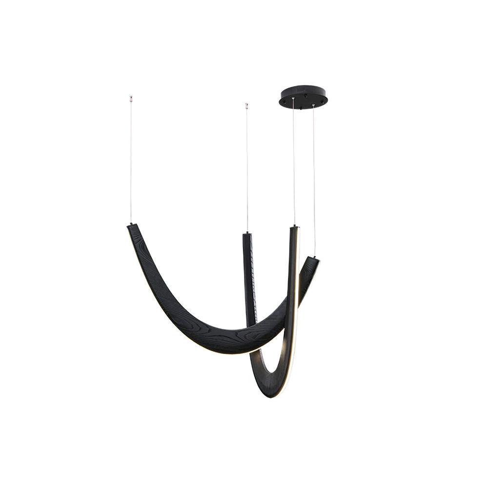 U Wooden Chandelier 36.2