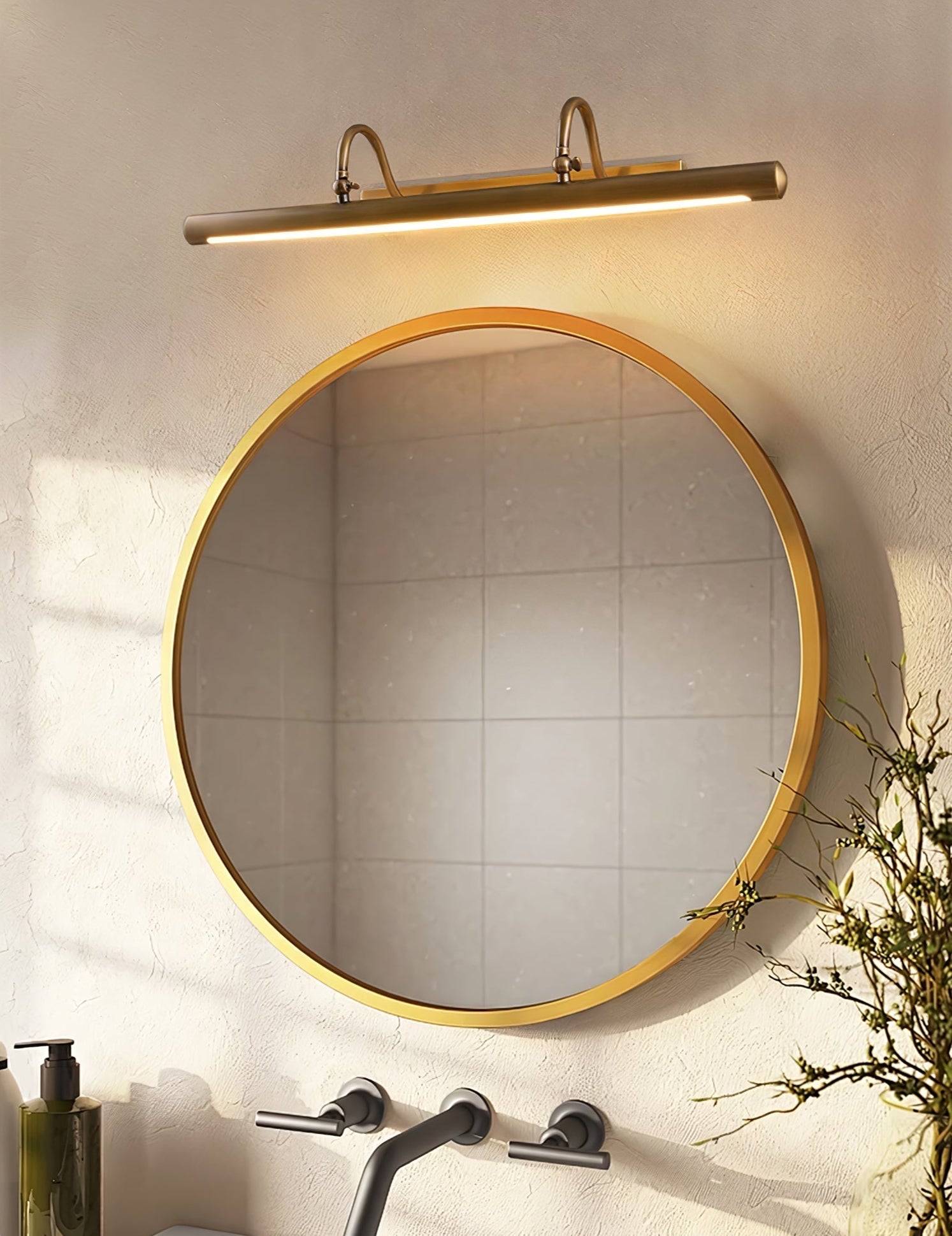 Valmorin Twin Arm Vanity Wall Fixture, Bathroom Vanity Light, detail 9