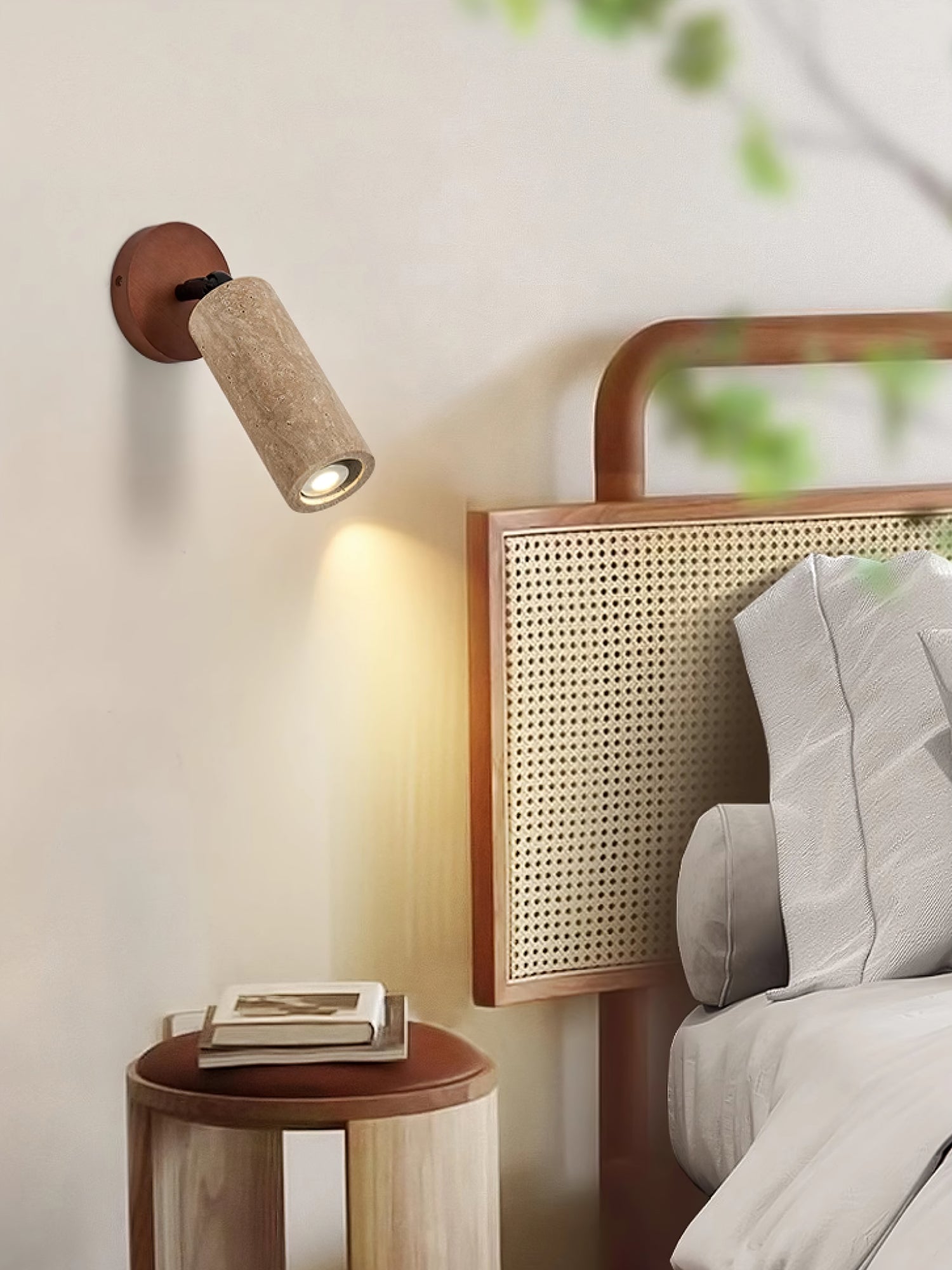 Versa Stone Adjustable Plug-In Wall Light, Plug-In Wall Sconce, detail 10