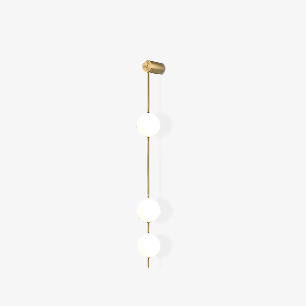 Vertical Balls Wall Sconce