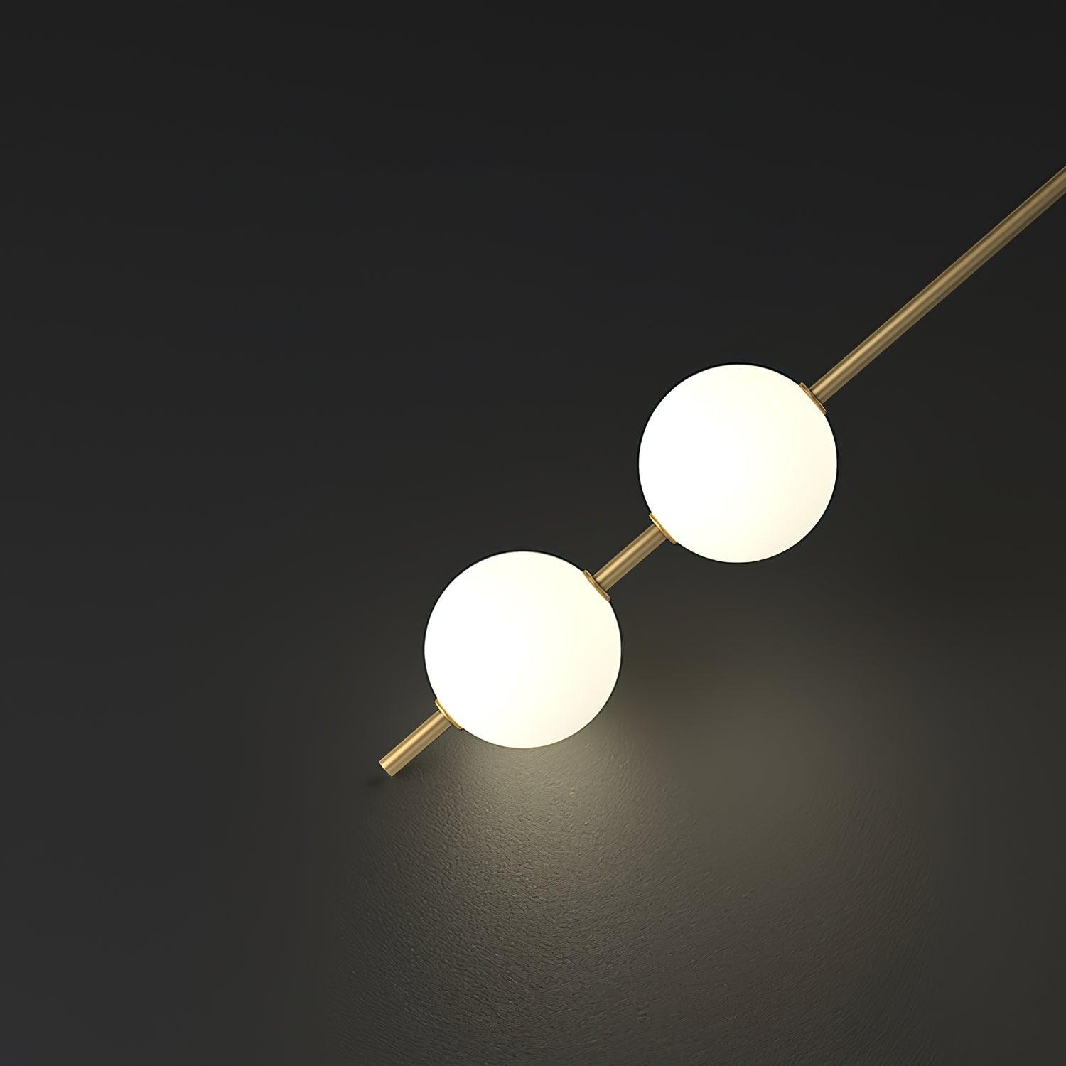 Vertical Balls Wall Sconce