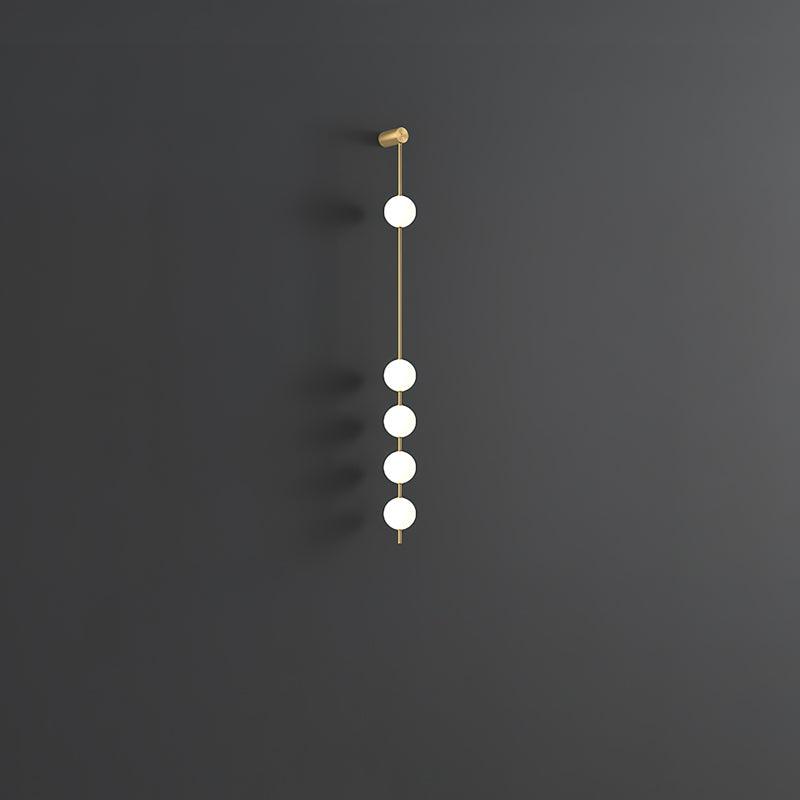 Vertical Balls Wall Sconce
