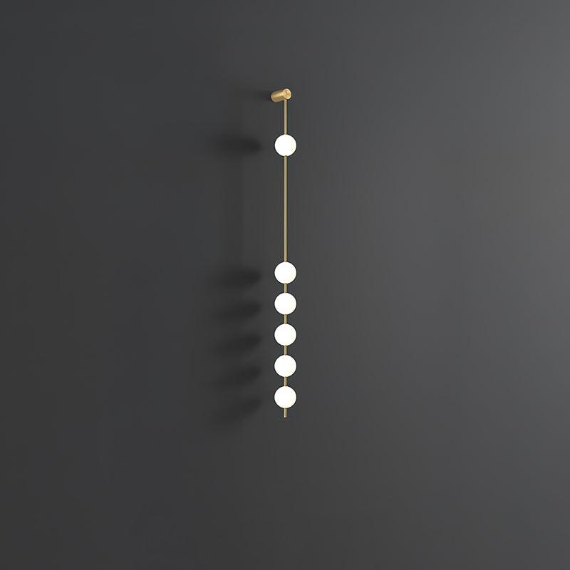Vertical Balls Wall Sconce