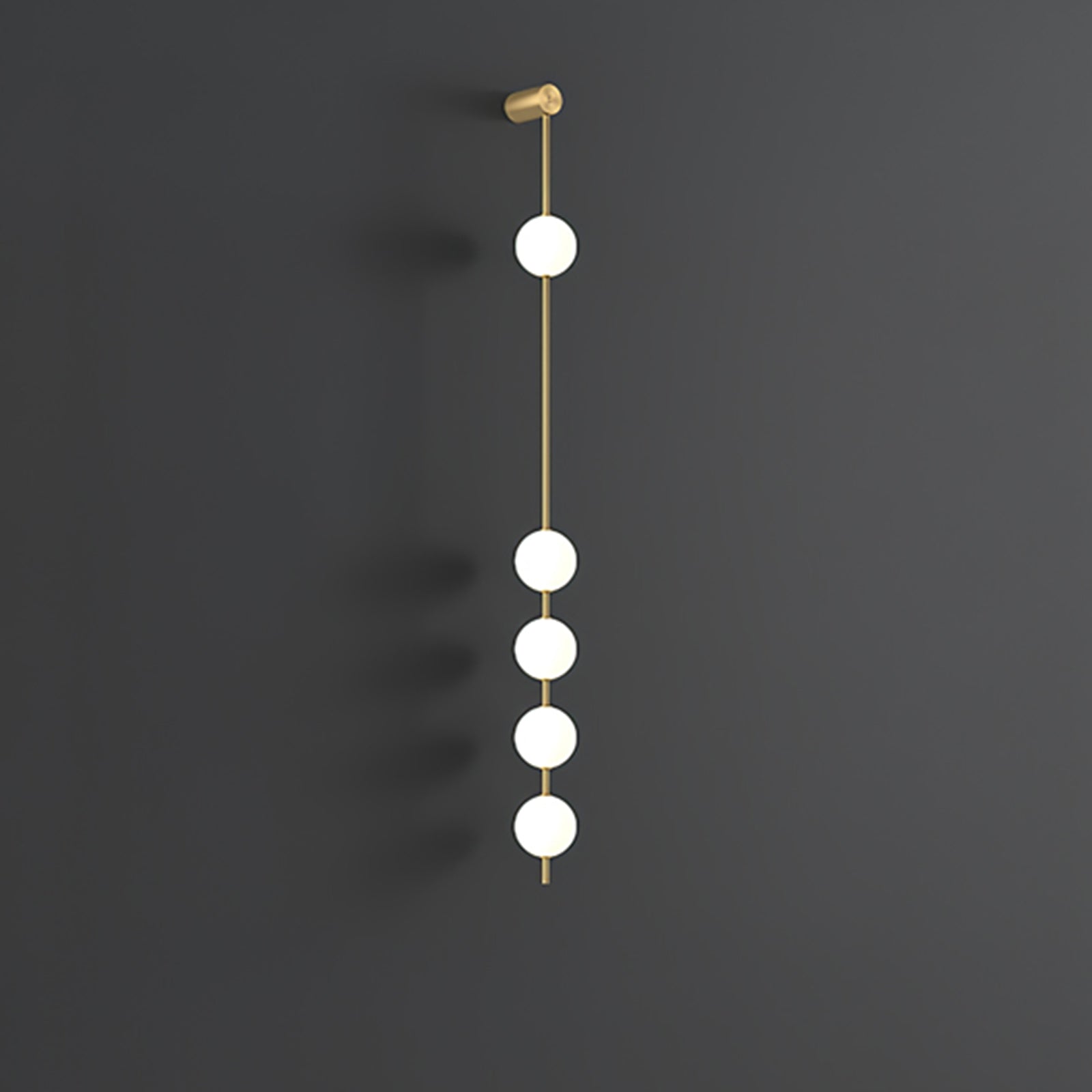 Vertical Balls Wall Sconce