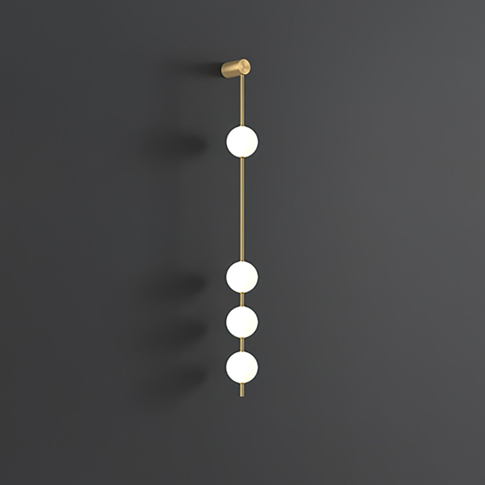 Vertical Balls Wall Sconce