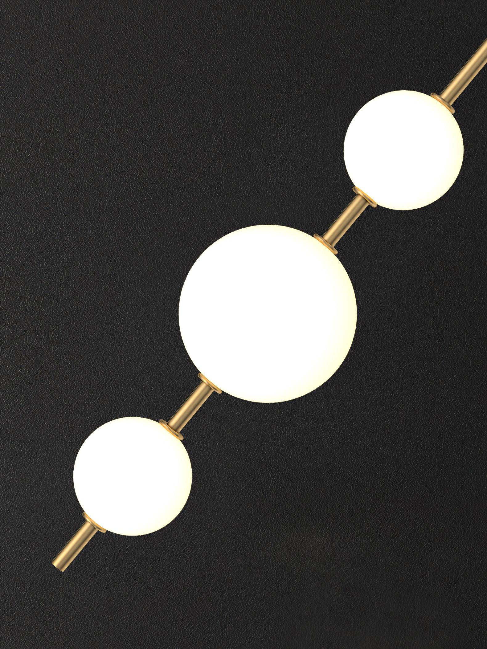 Vertical Globe Ceiling Light Fitting Pendant Lamp detail view 15