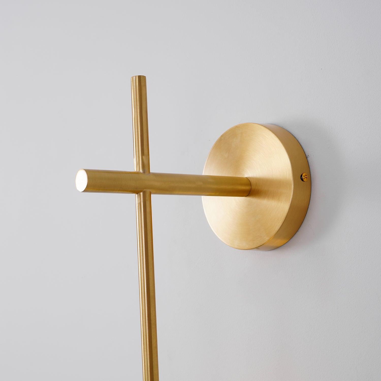 Vertical Globe Plug-in Wall Sconce