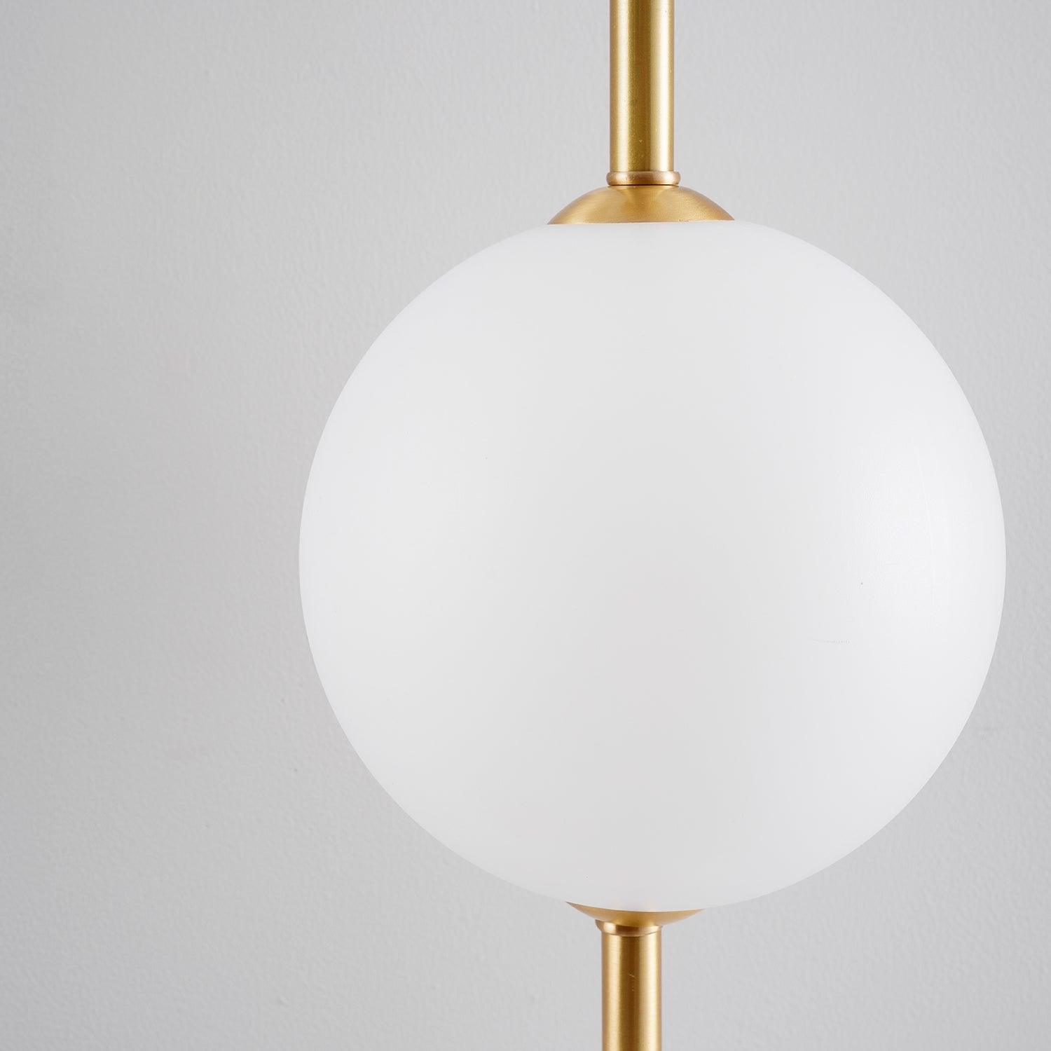 Vertical Globe Plug-in Wall Sconce