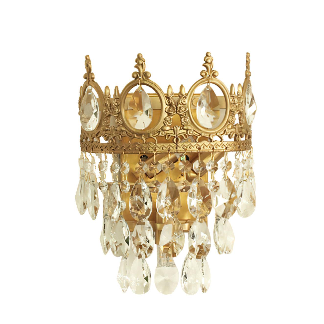 Vintage Crystal Wall Sconce